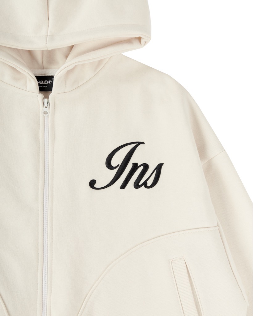 Insane® Weekly Boxy Hoodie Zip - Beige