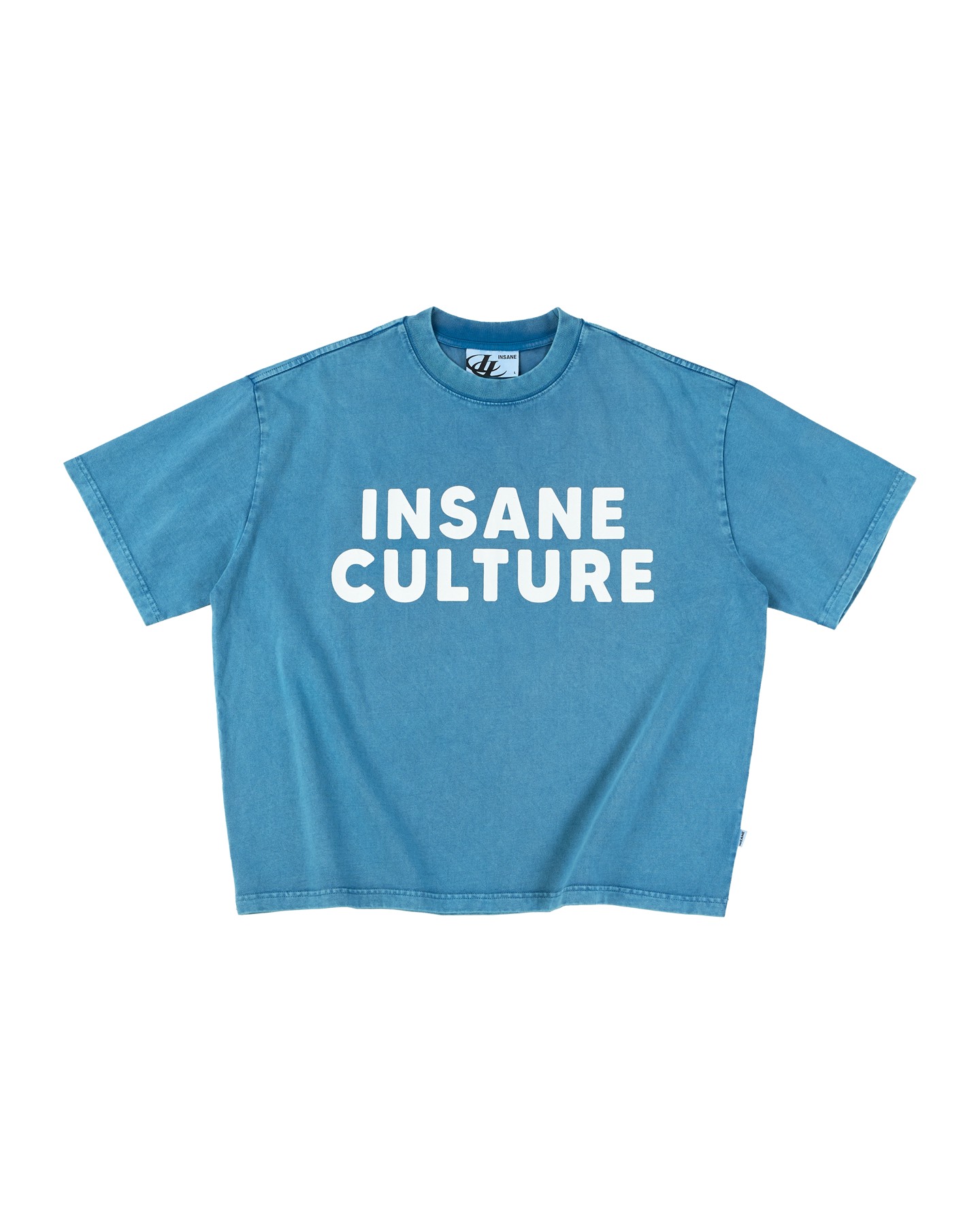 Insane® Culture 26 Washed Tee - Faded Blue