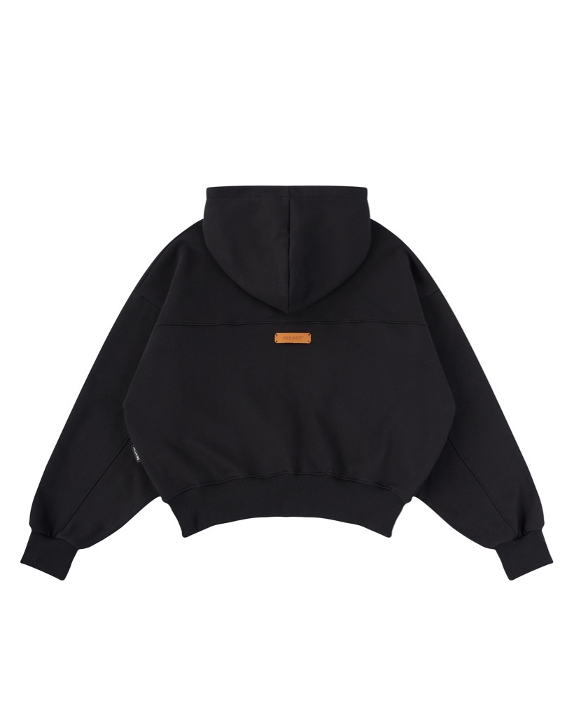 Insane® Weekly Boxy Hoodie Zip - Black