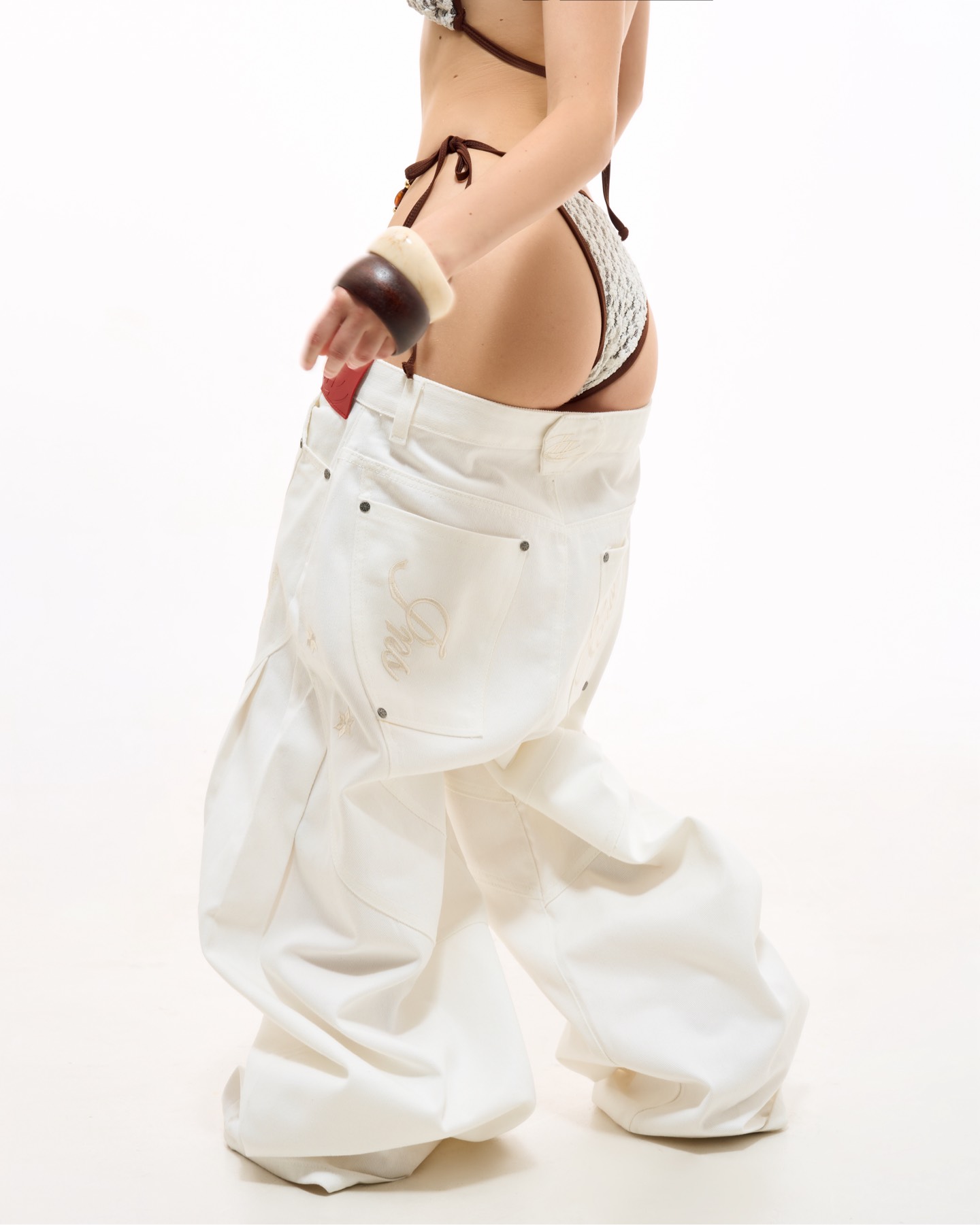 Insane® Split Pants - White