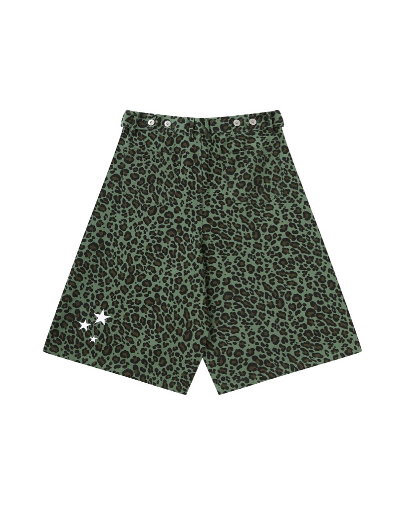 Insane® Leopard Jorts - Green