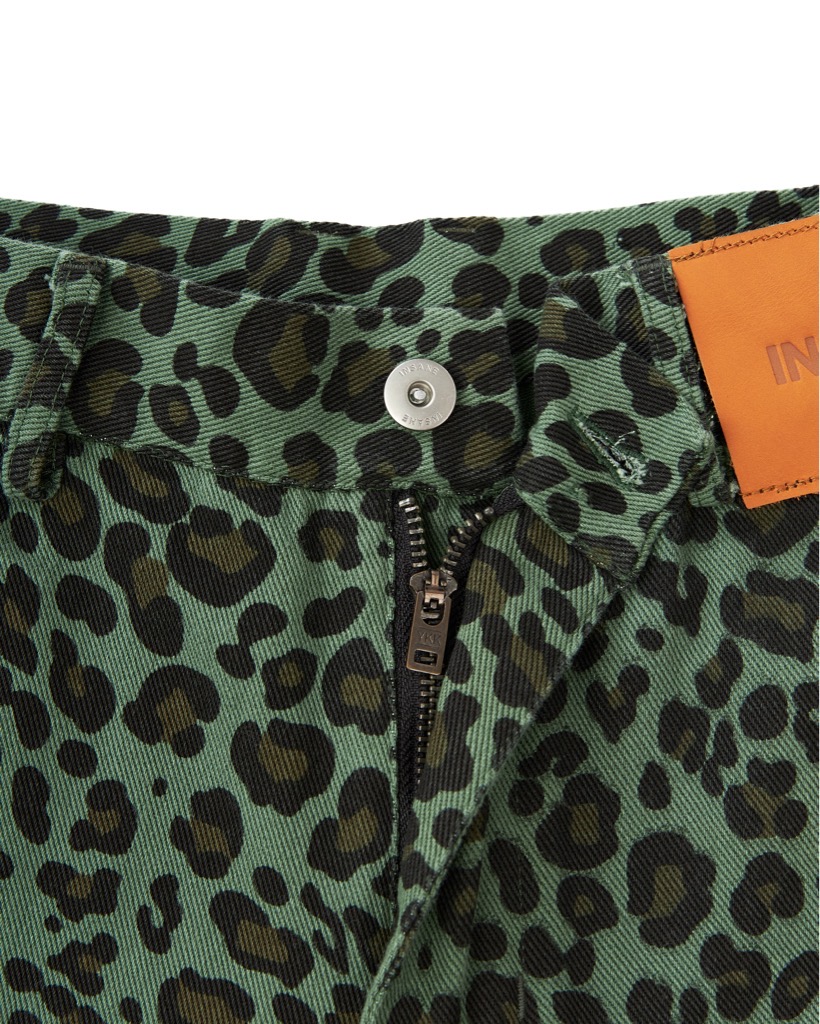 Insane® Leopard Jorts - Green