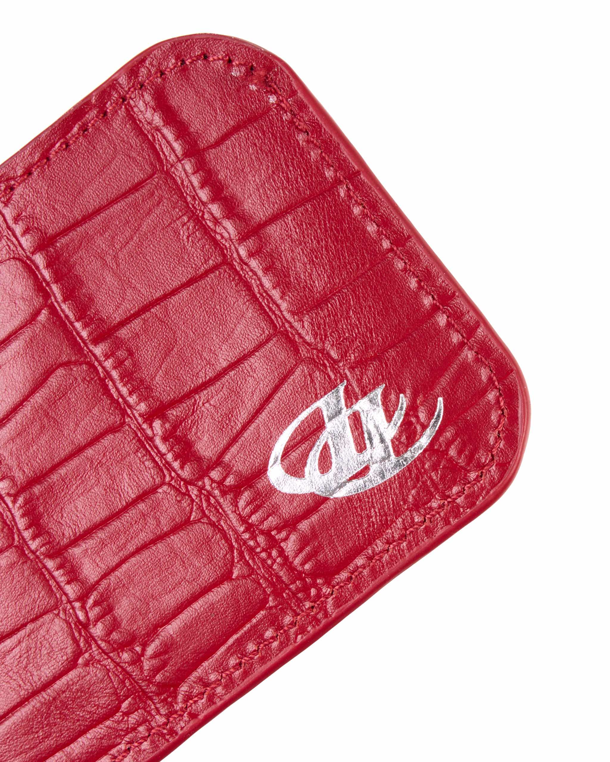Insane® Card Holder - Red Croc