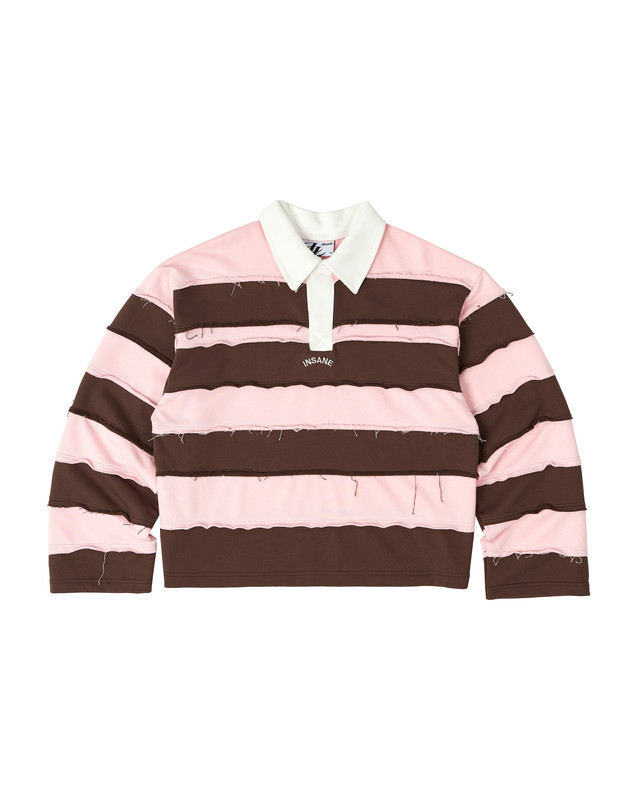 Insane® Rebel Long Sleeve Polo - Pink