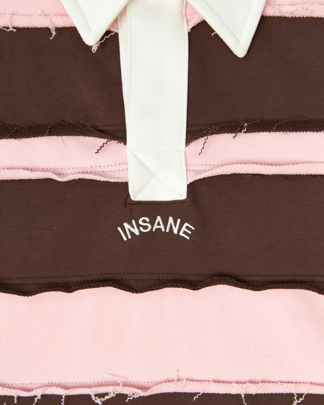 Insane® Rebel Long Sleeve Polo - Pink