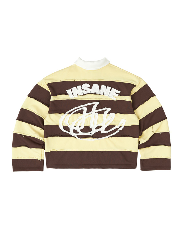 Insane® Rebel Long Sleeve Polo - Lemon Chiffon