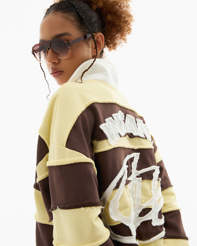 Insane® Rebel Long Sleeve Polo - Lemon Chiffon