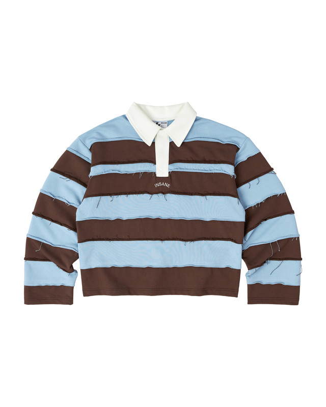 Insane® Rebel Long Sleeve Polo - Blue