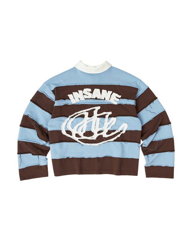 Insane® Rebel Long Sleeve Polo - Blue