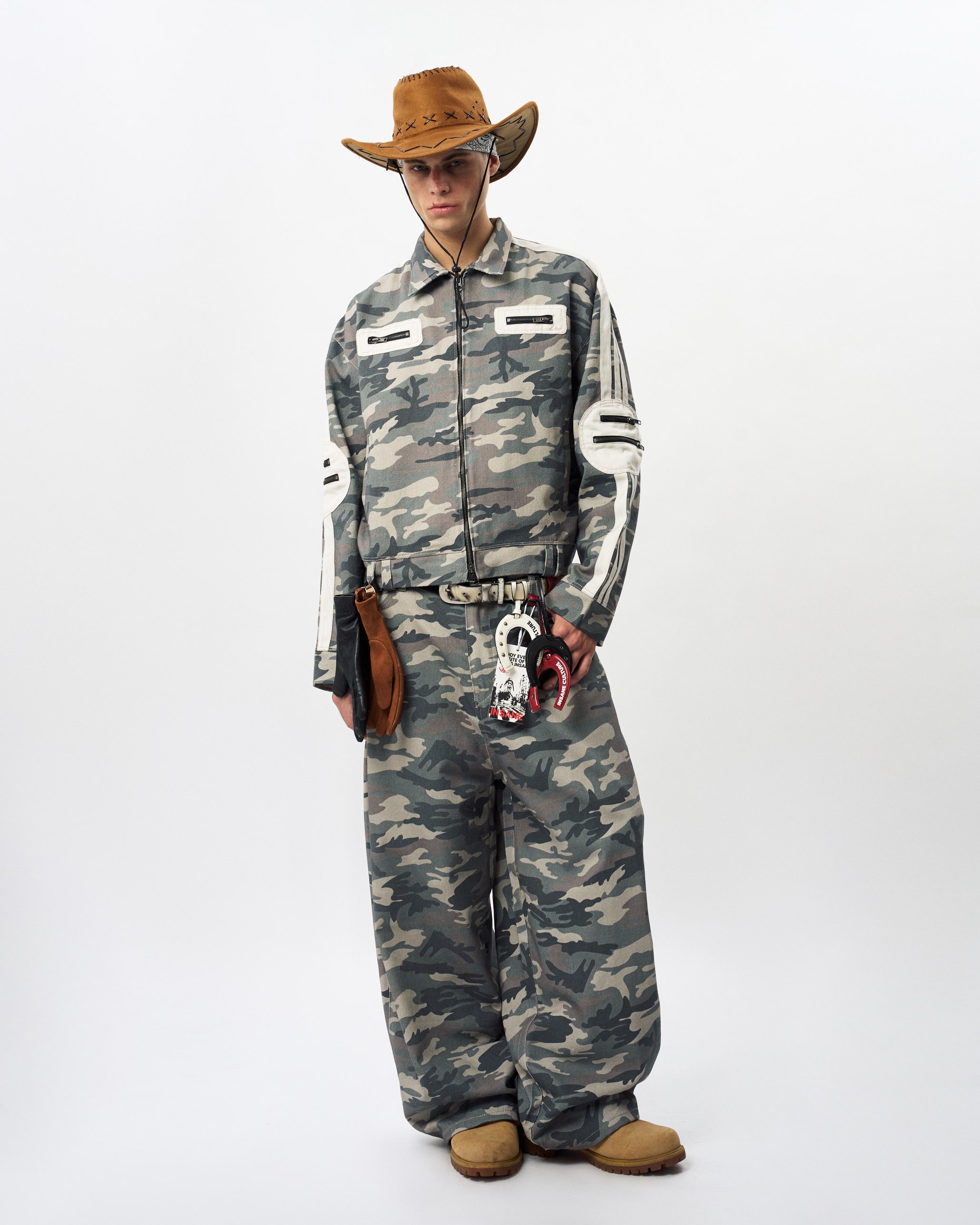Insane® Horseshoe Pants - Raw Denim
