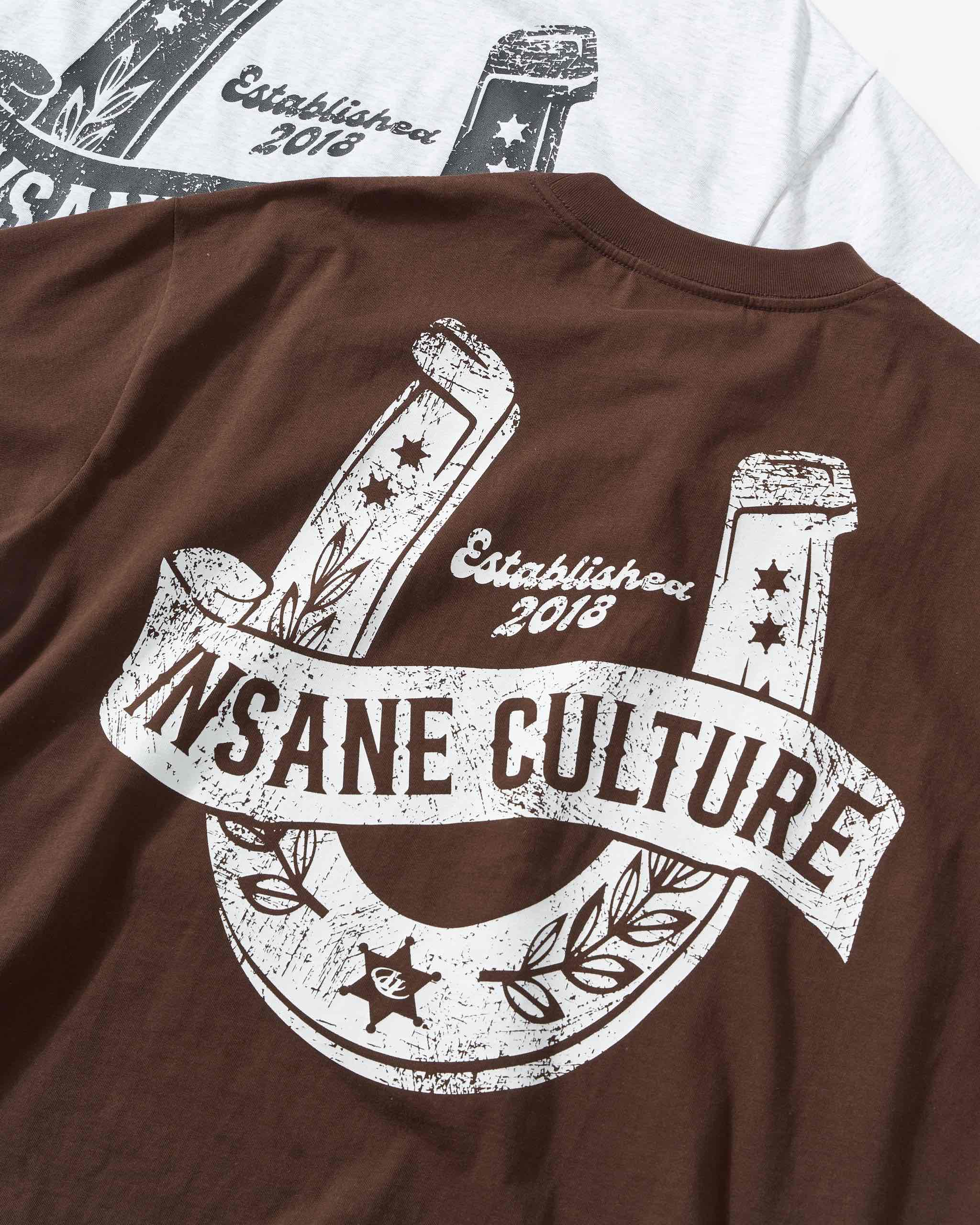 Insane® Horseshoe Tee - Brown