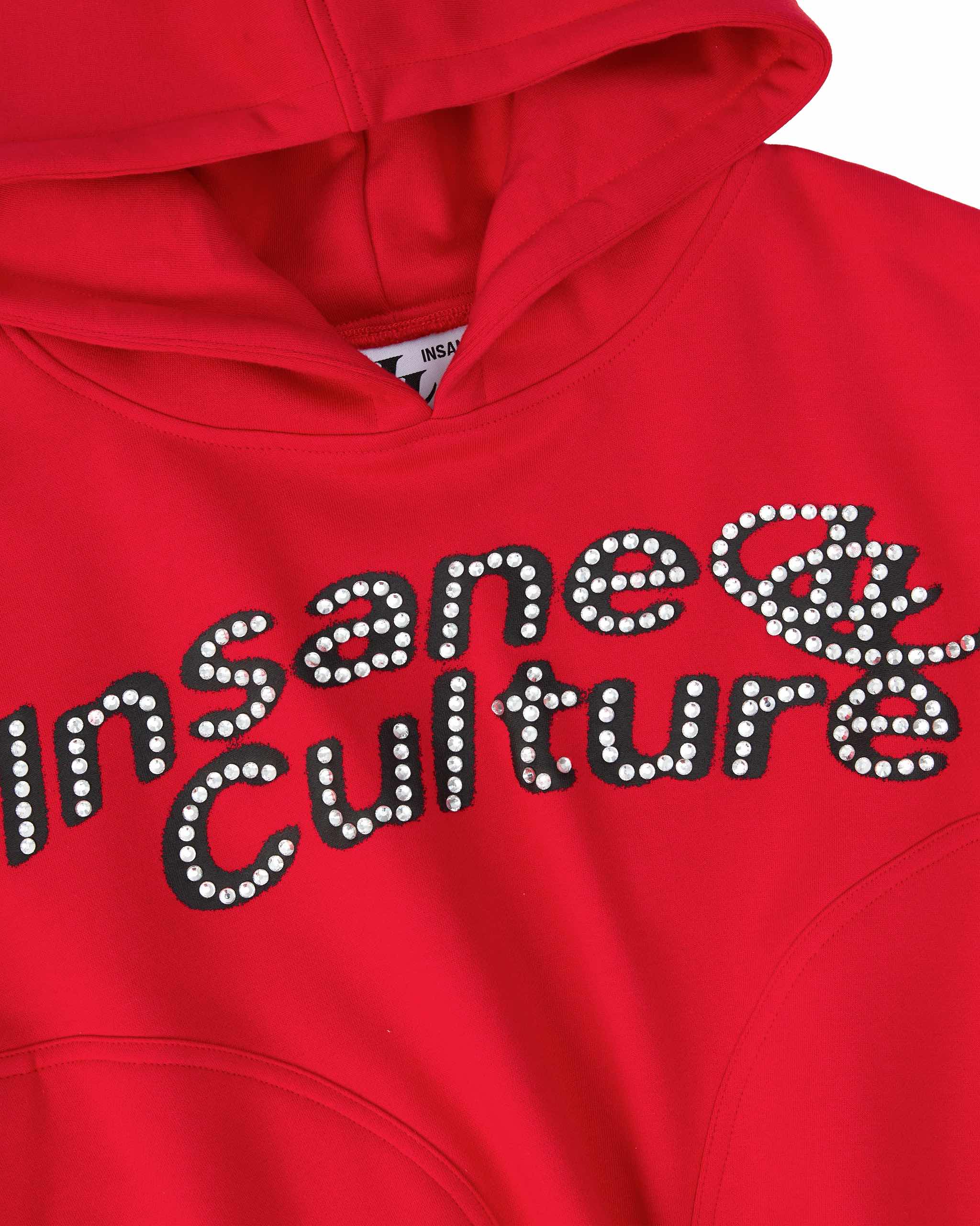 Insane® Sparkle Hoodie - Red