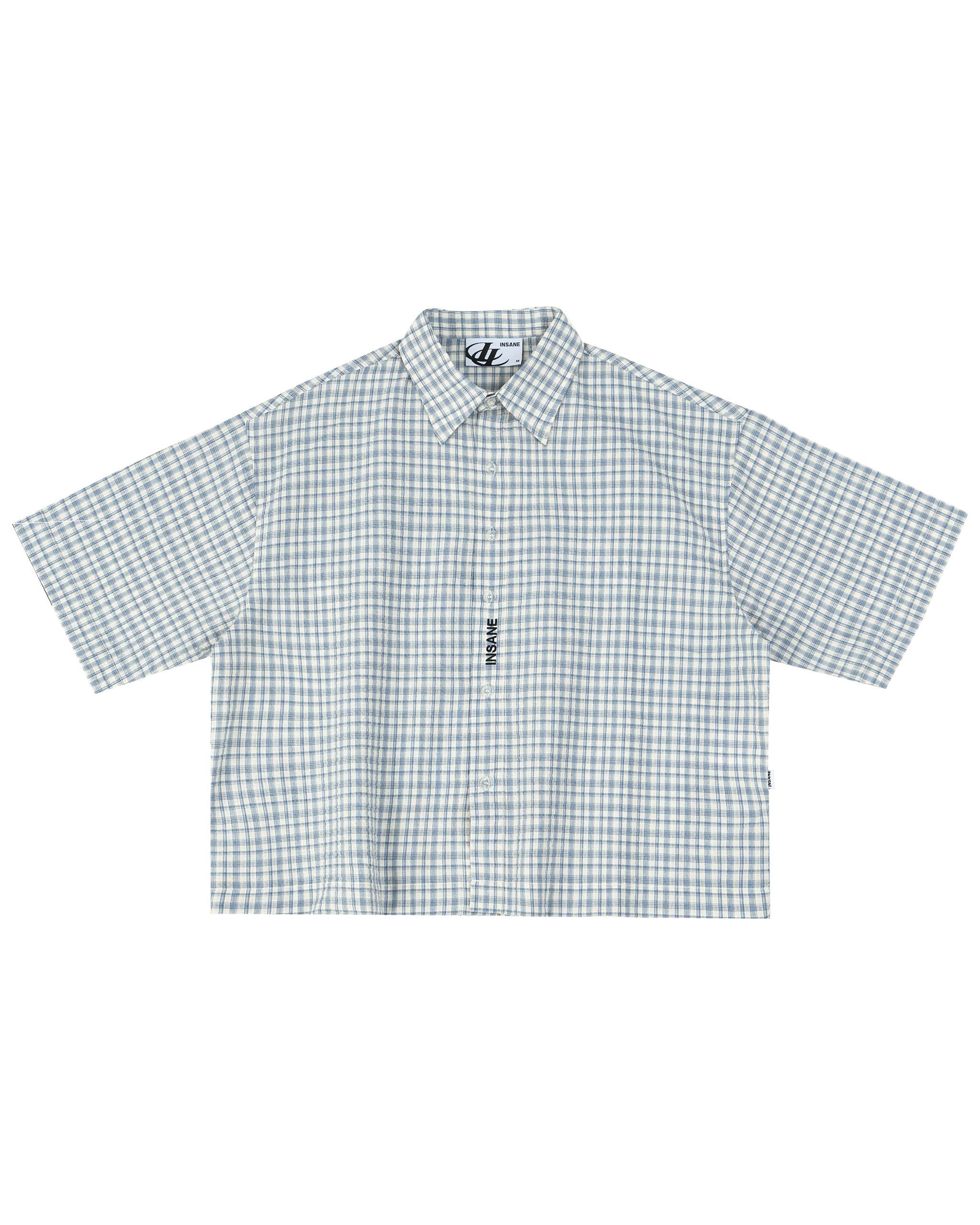 Insane® Wild Luck Plaid Shirt - Storm Grey