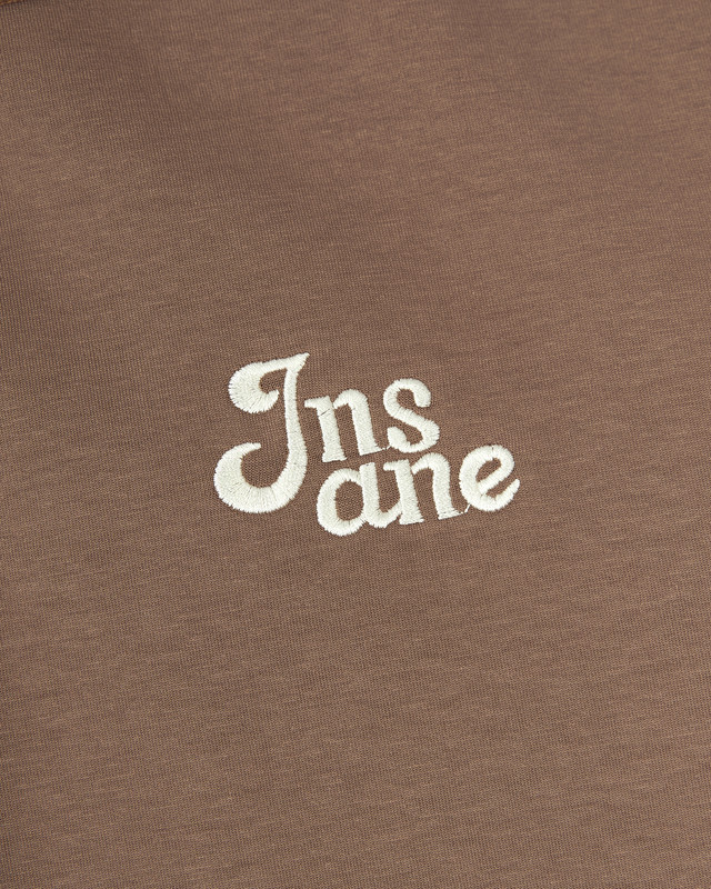 Insane® Basic Boxy Polo - Brown
