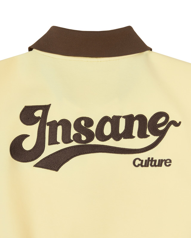 Insane® Basic Boxy Polo - Lemon Chiffon