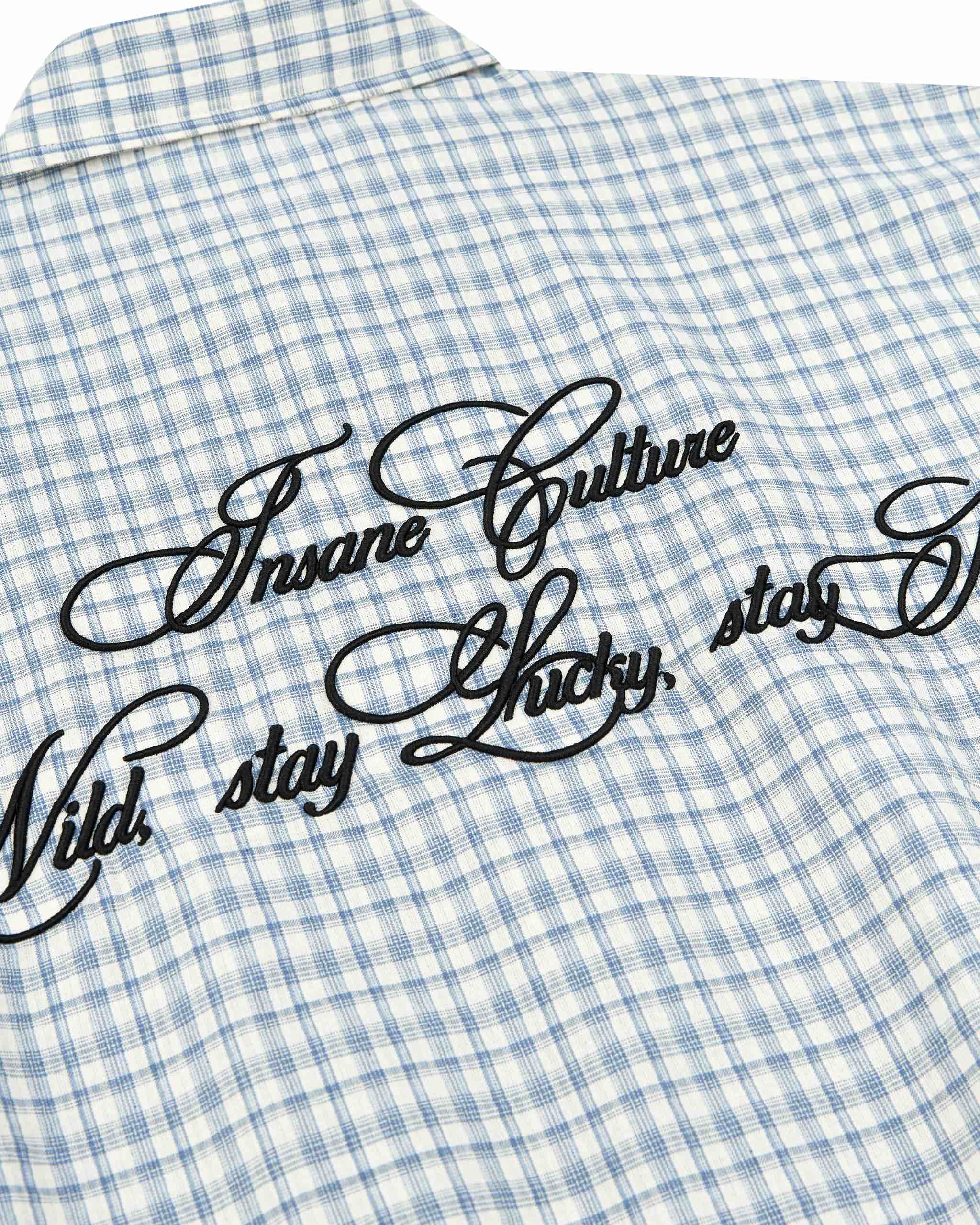 Insane® Wild Luck Plaid Shirt - Storm Grey