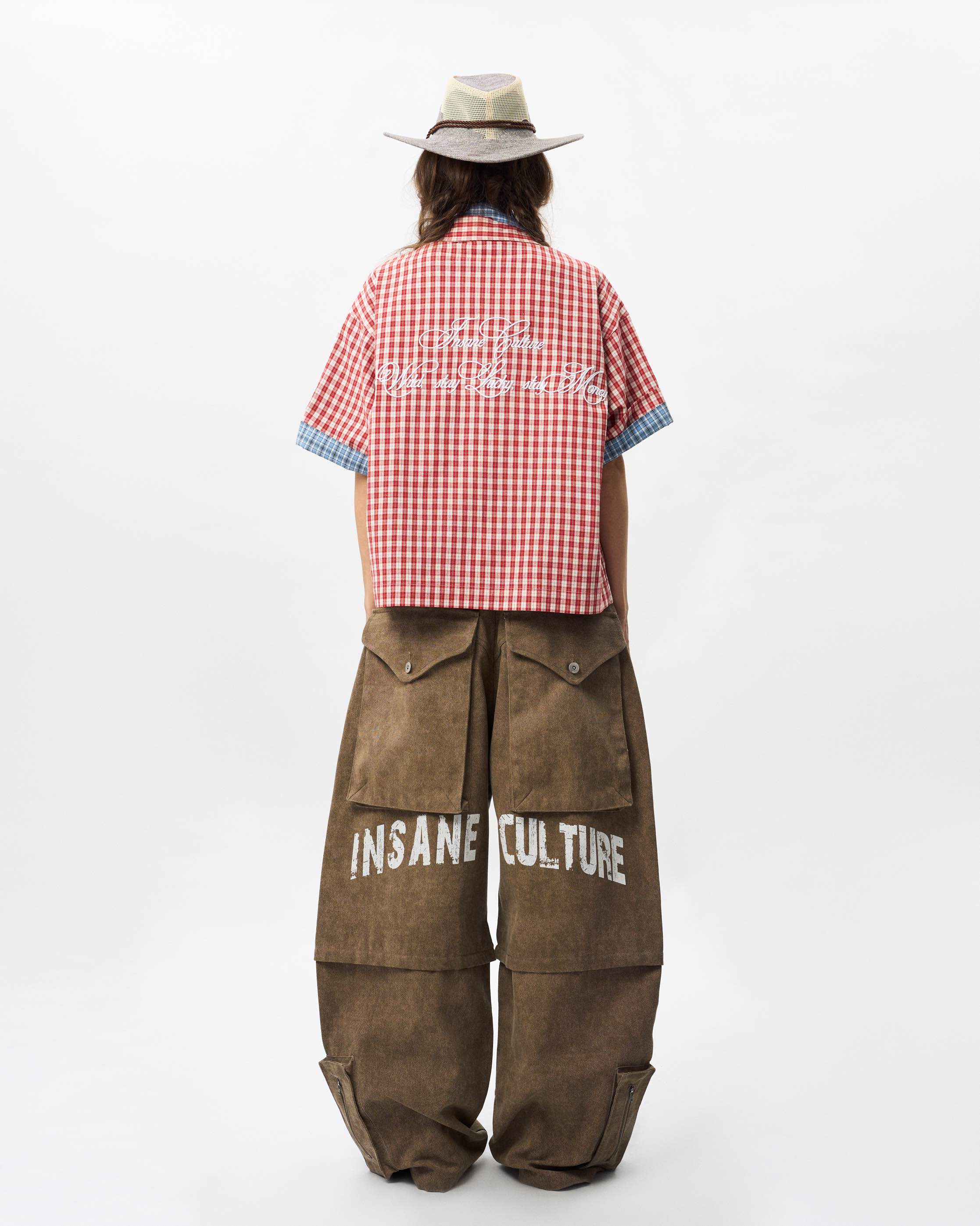 Insane® Wild Luck Plaid Shirt - Red