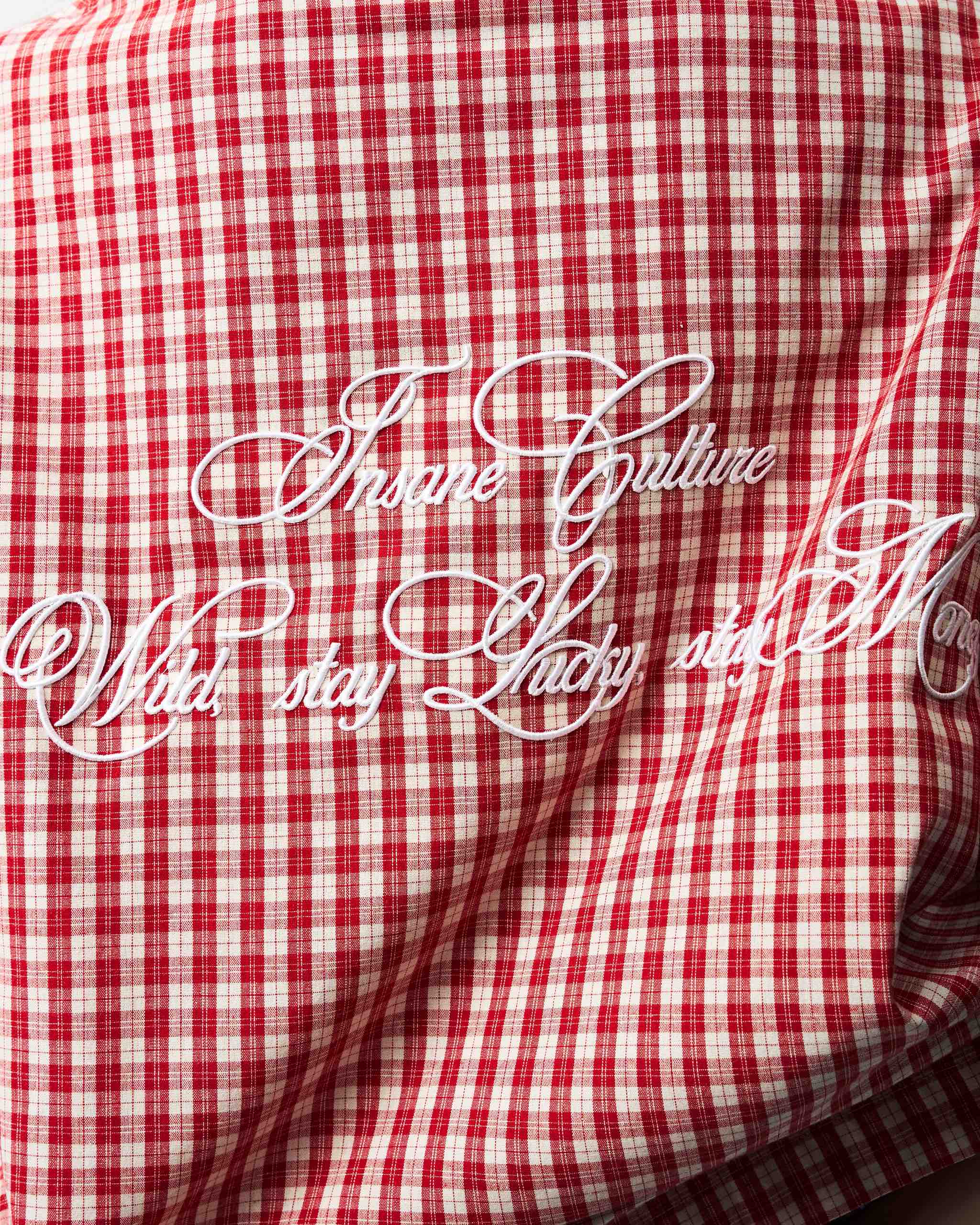 Insane® Wild Luck Plaid Shirt - Red