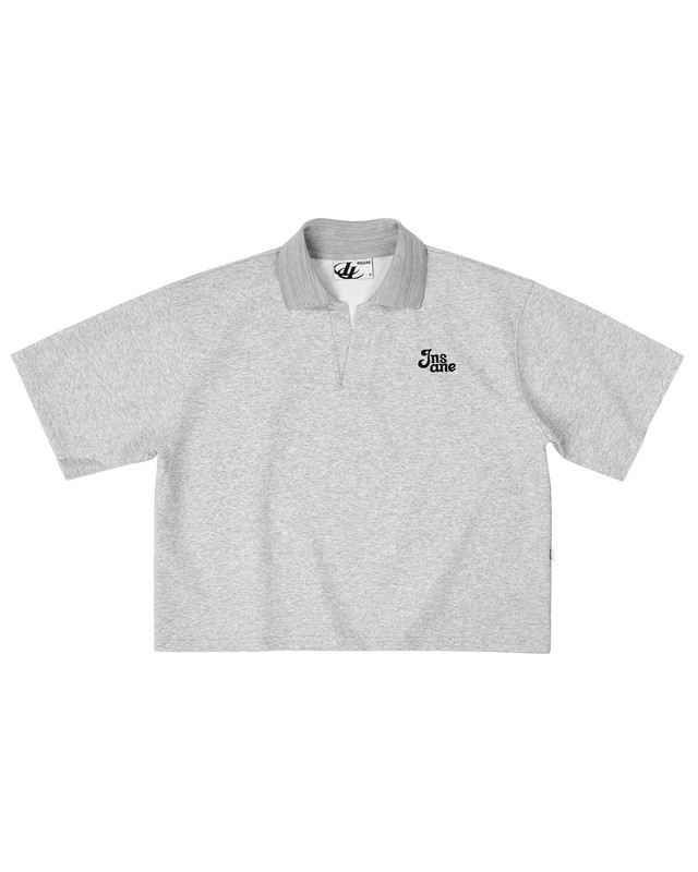 Insane® Basic Boxy Polo - Melange