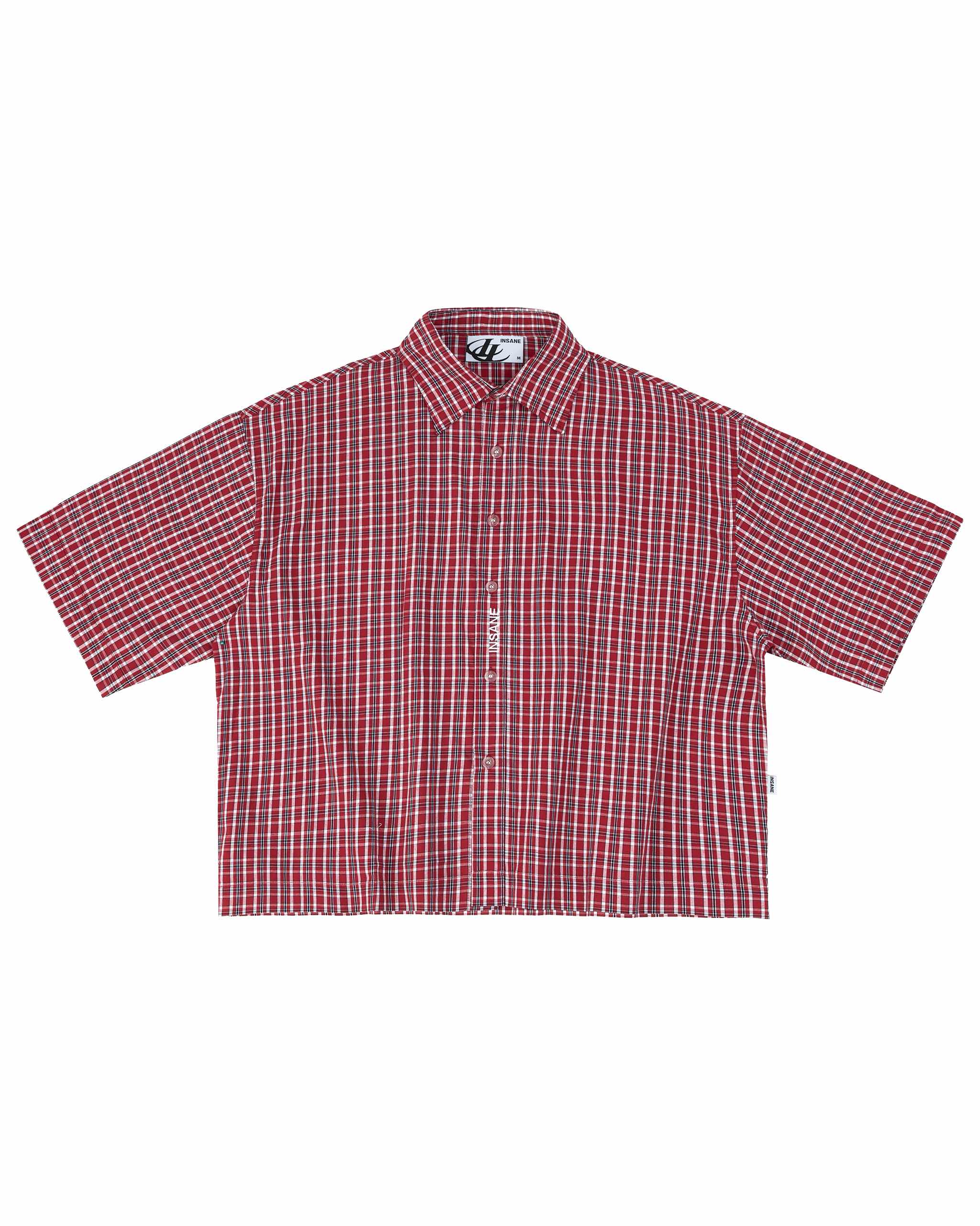 Insane® Wild Luck Plaid Shirt - Storm Wine
