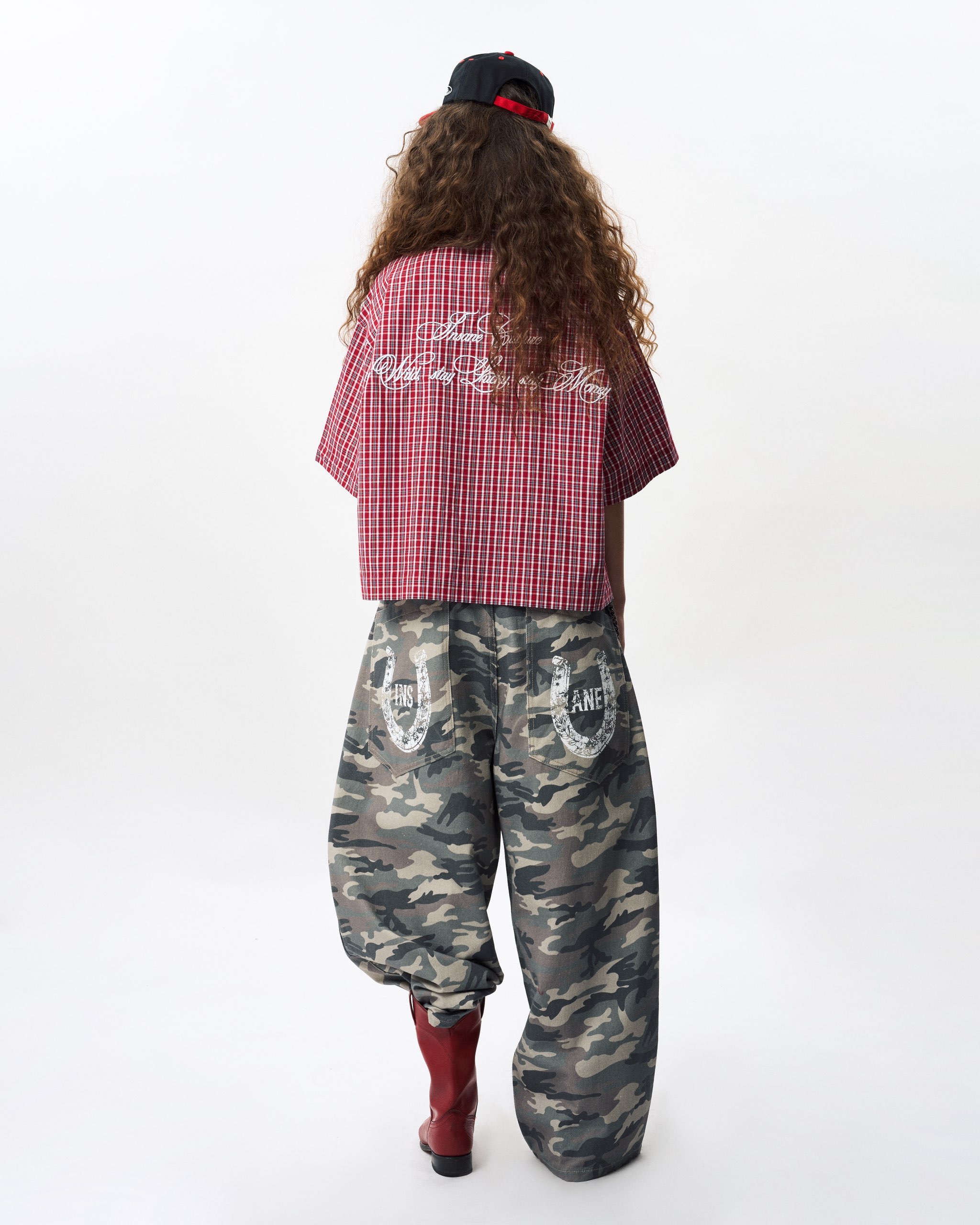 Insane® Wild Luck Plaid Shirt - Storm Wine