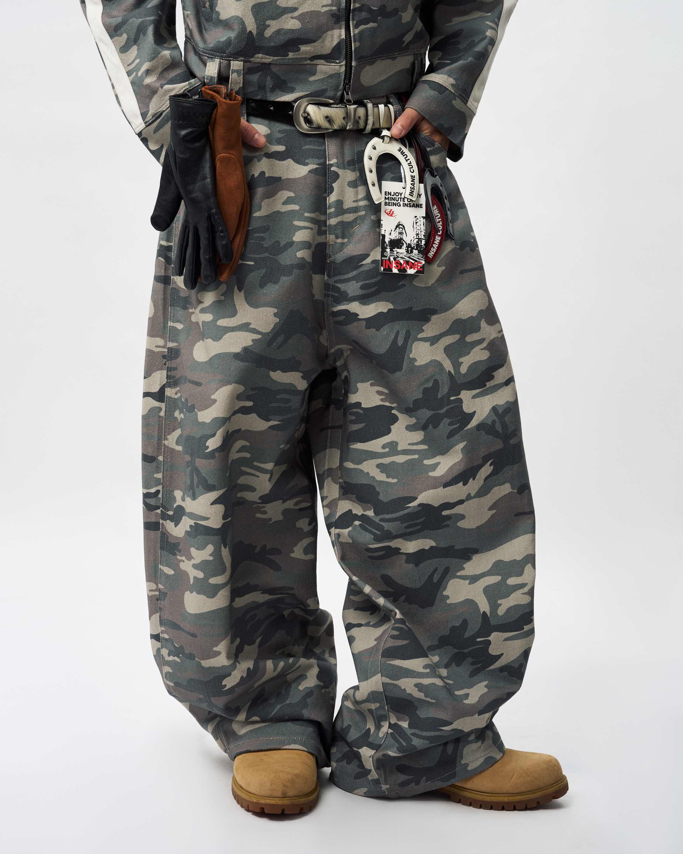 Insane® Horseshoe Pants - Raw Denim