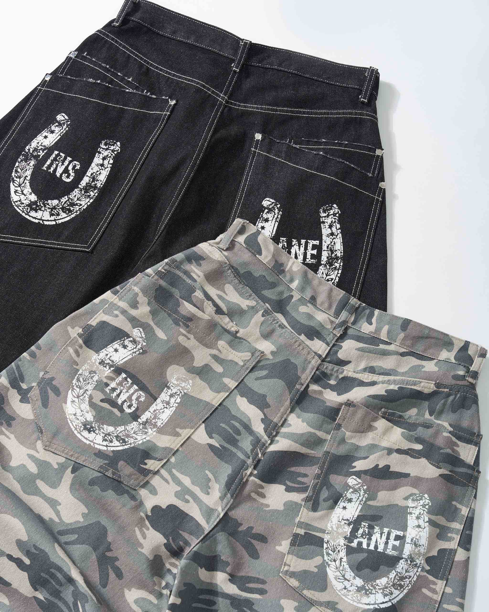 Insane® Horseshoe Pants - Winter Camo