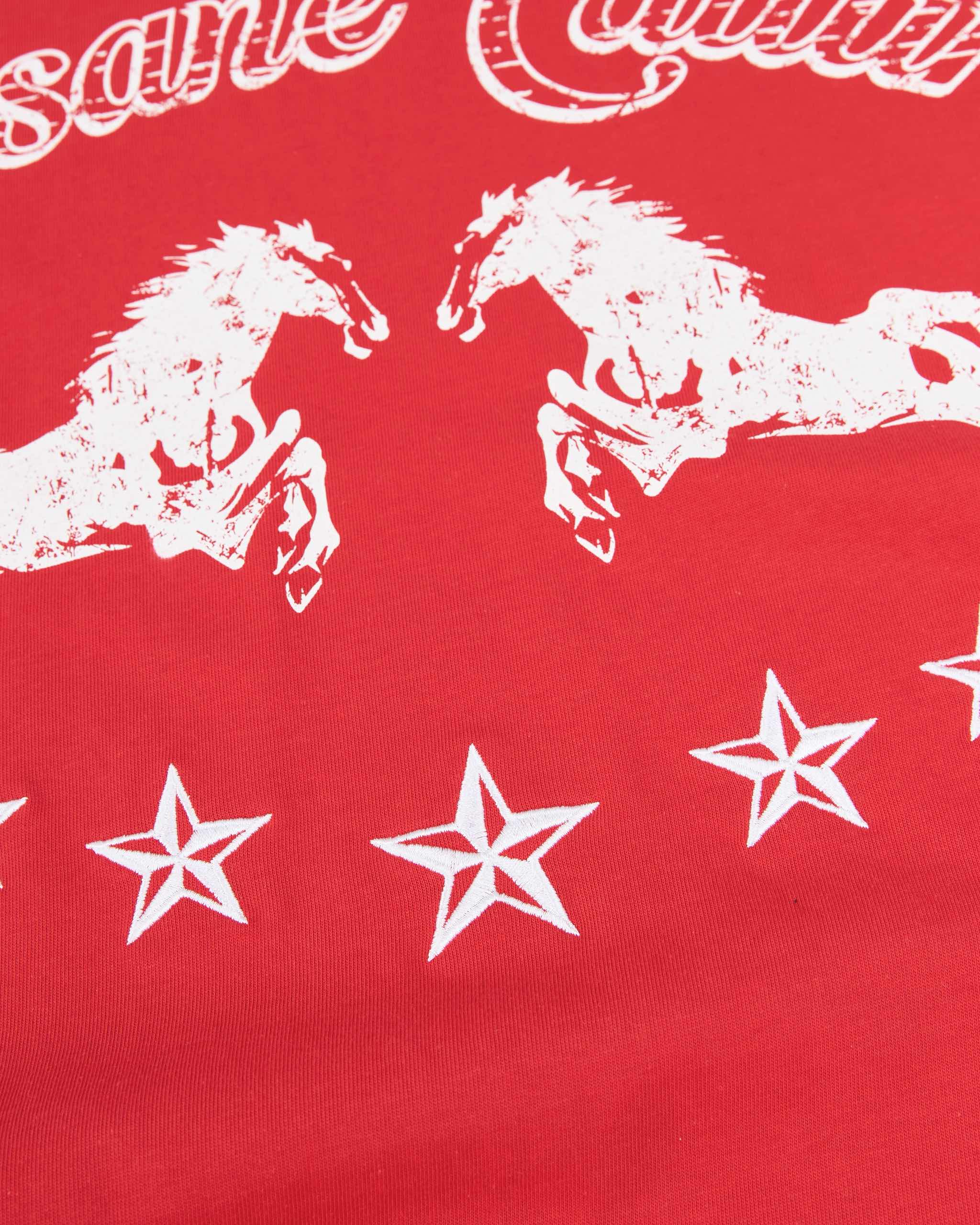Insane® Twin Horse Tee - Red