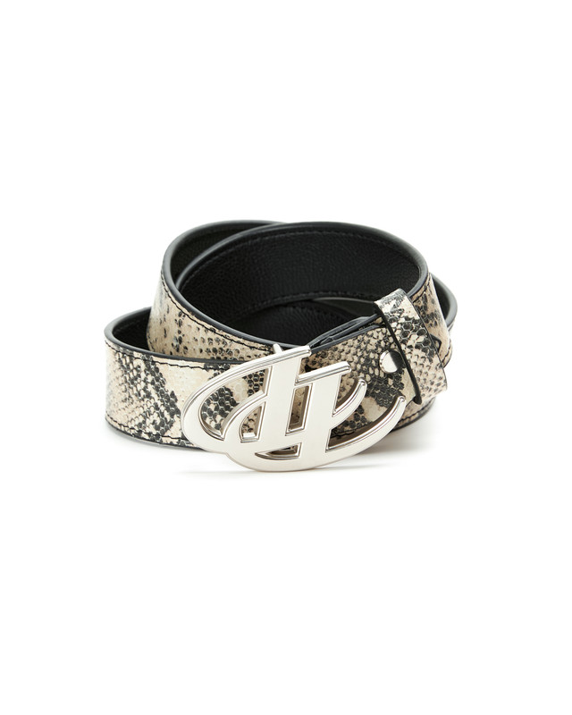 Insane® Animal Skin Belt - White Python Pattern