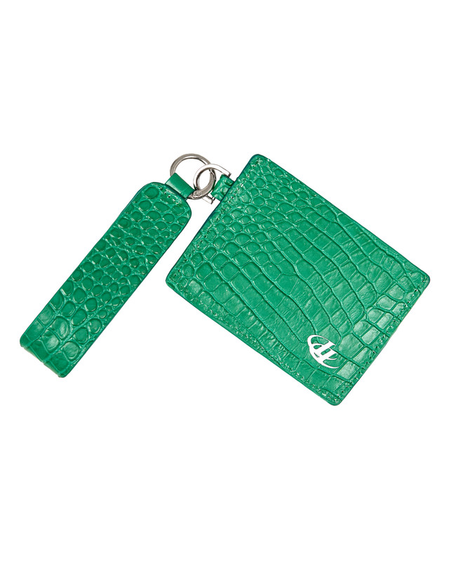 Insane® Leather Card Holder - Green