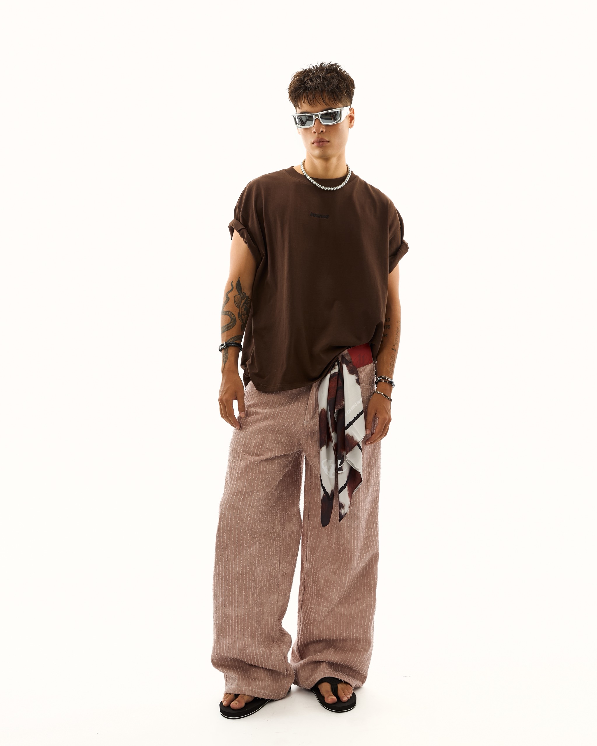 Insane® Big Logo Tee - Brown