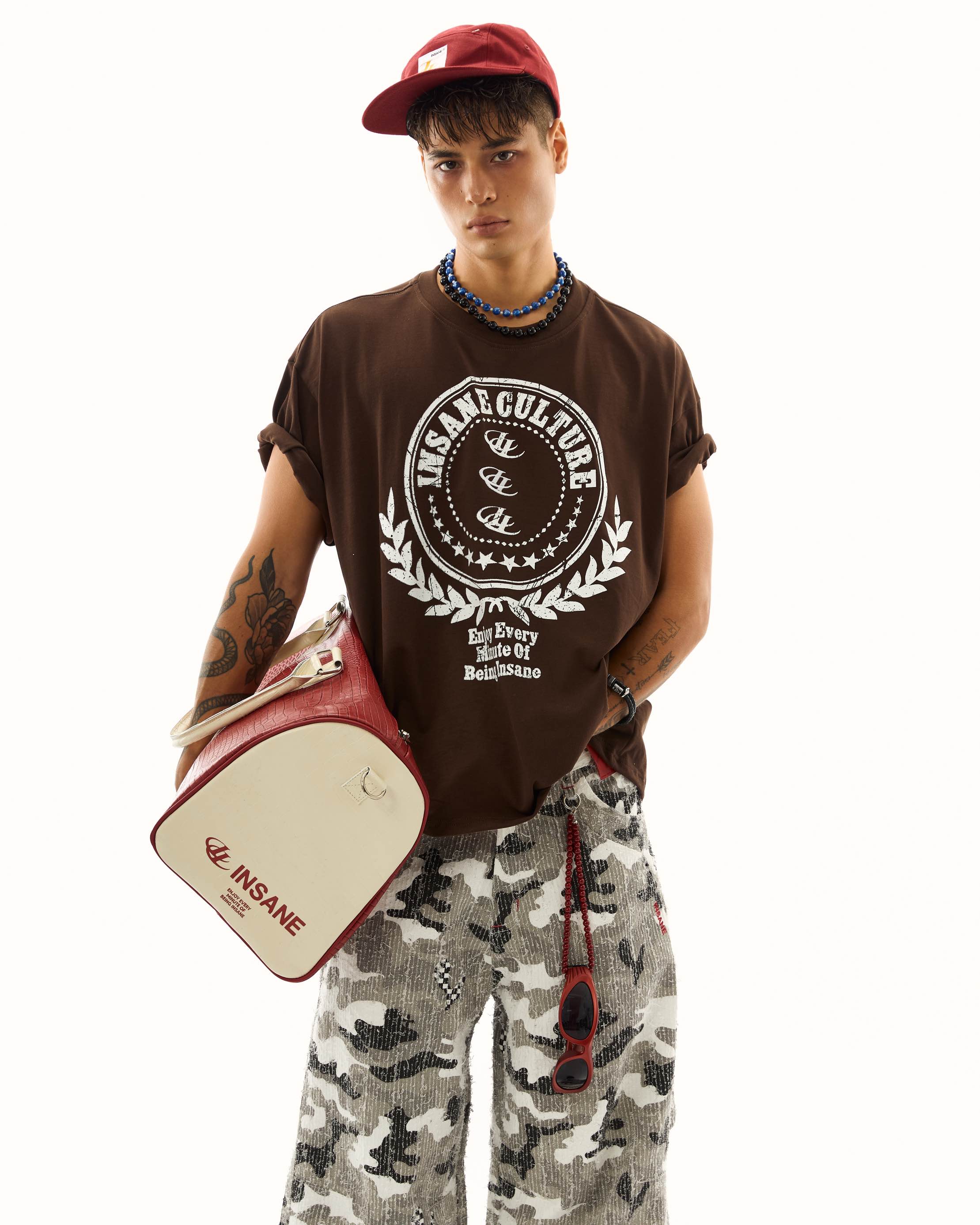 Insane® League Tee - Brown