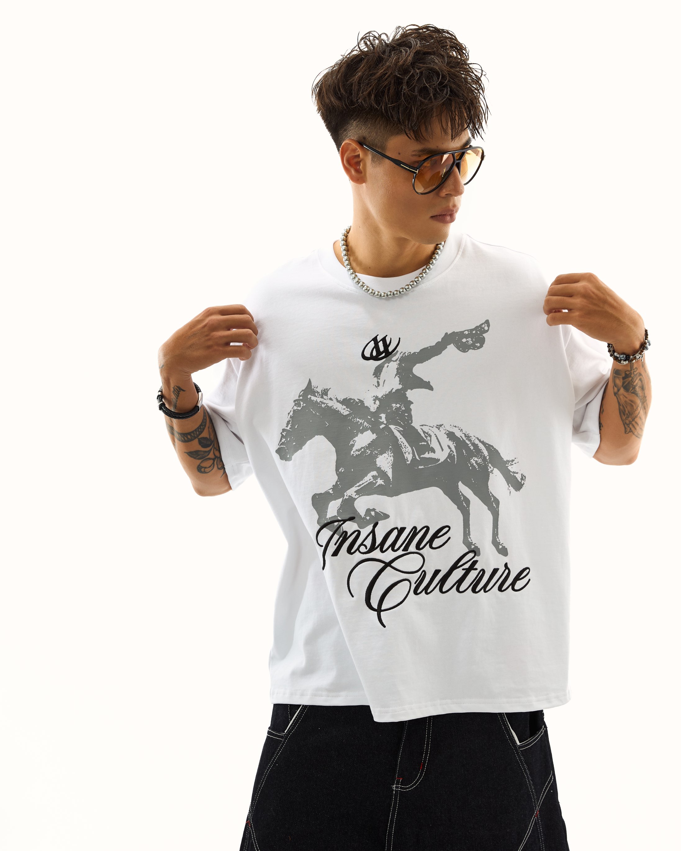 Insane® Rodeo Tee - White