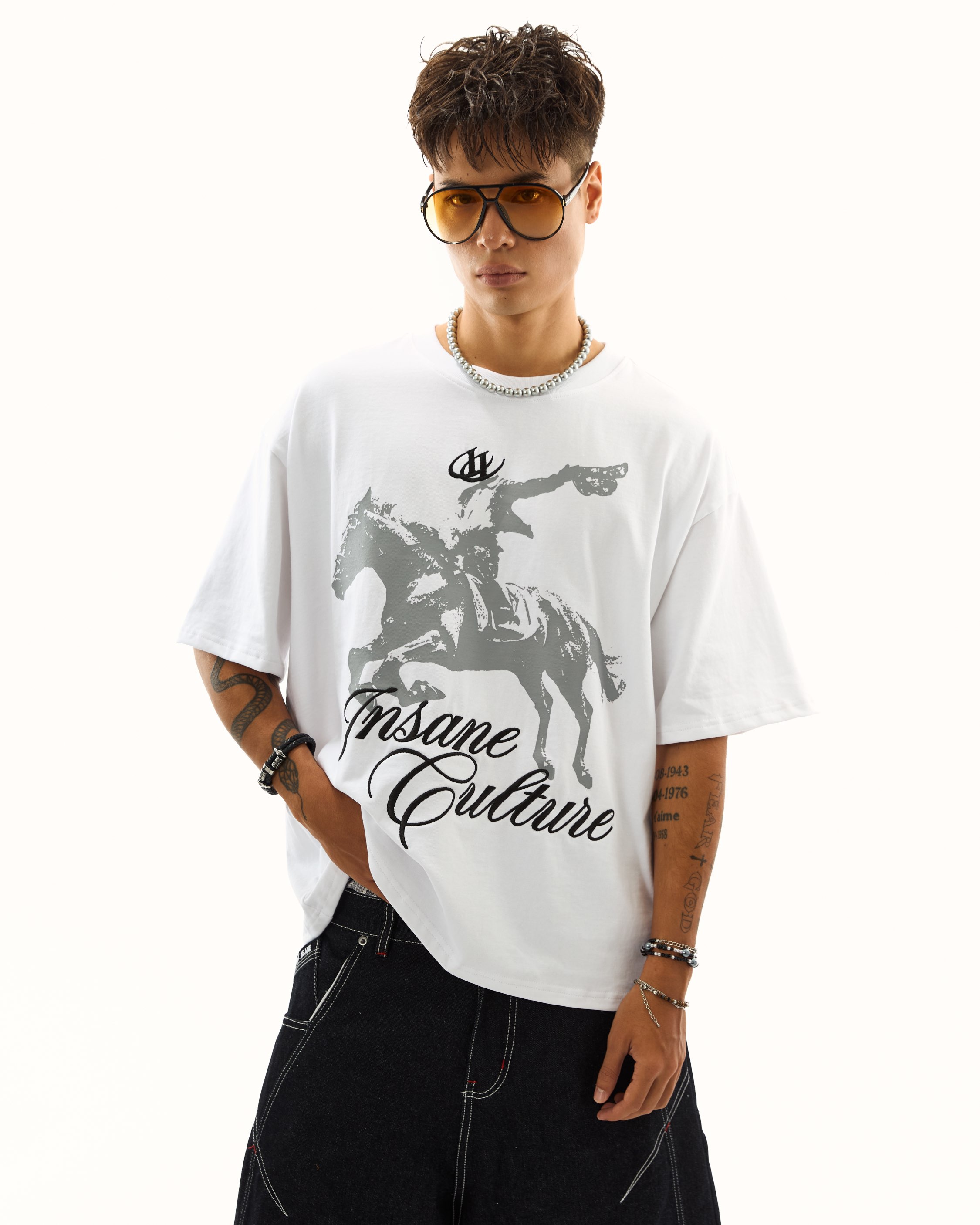 Insane® Rodeo Tee - White