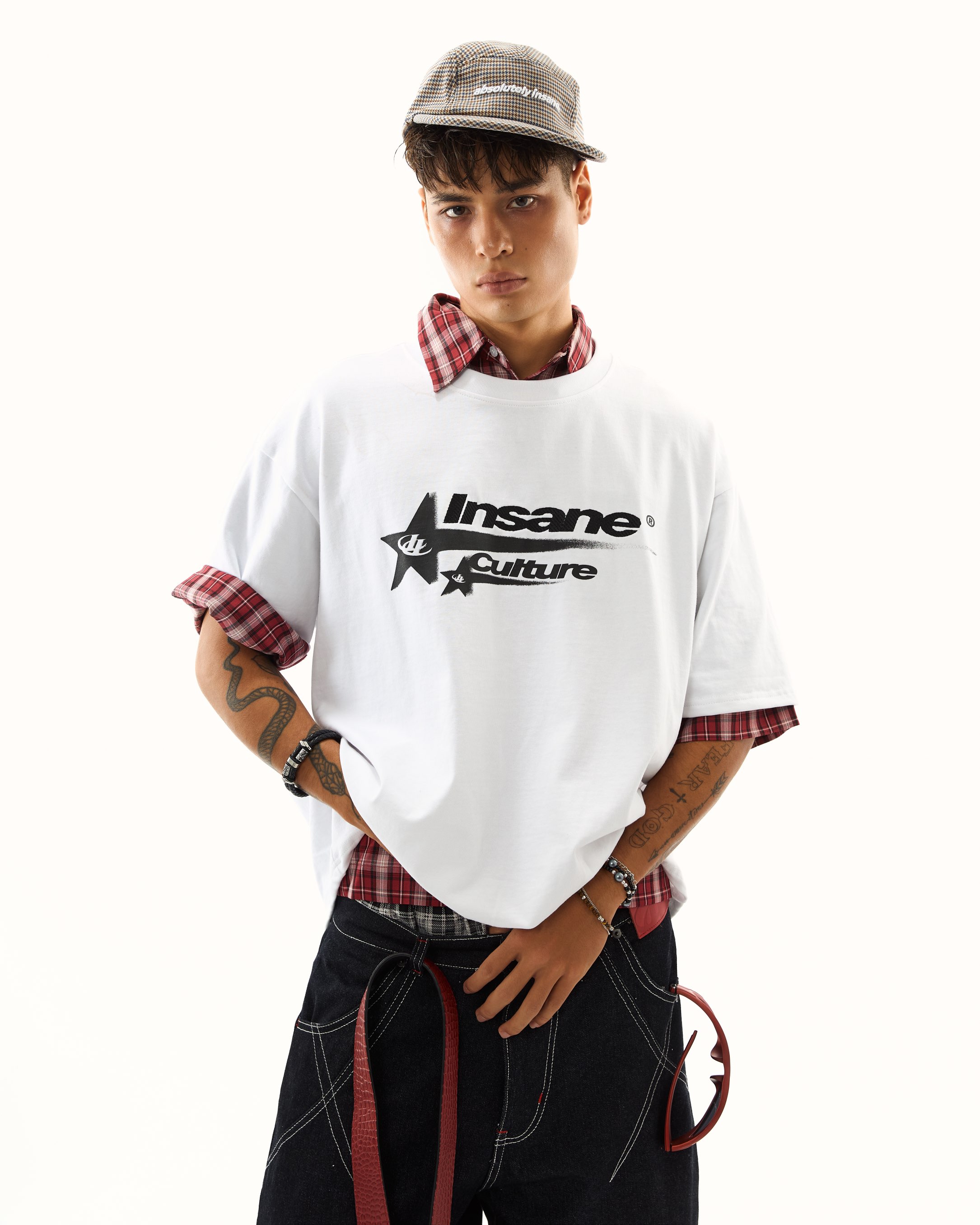 Insane® Shooting Star Tee - White