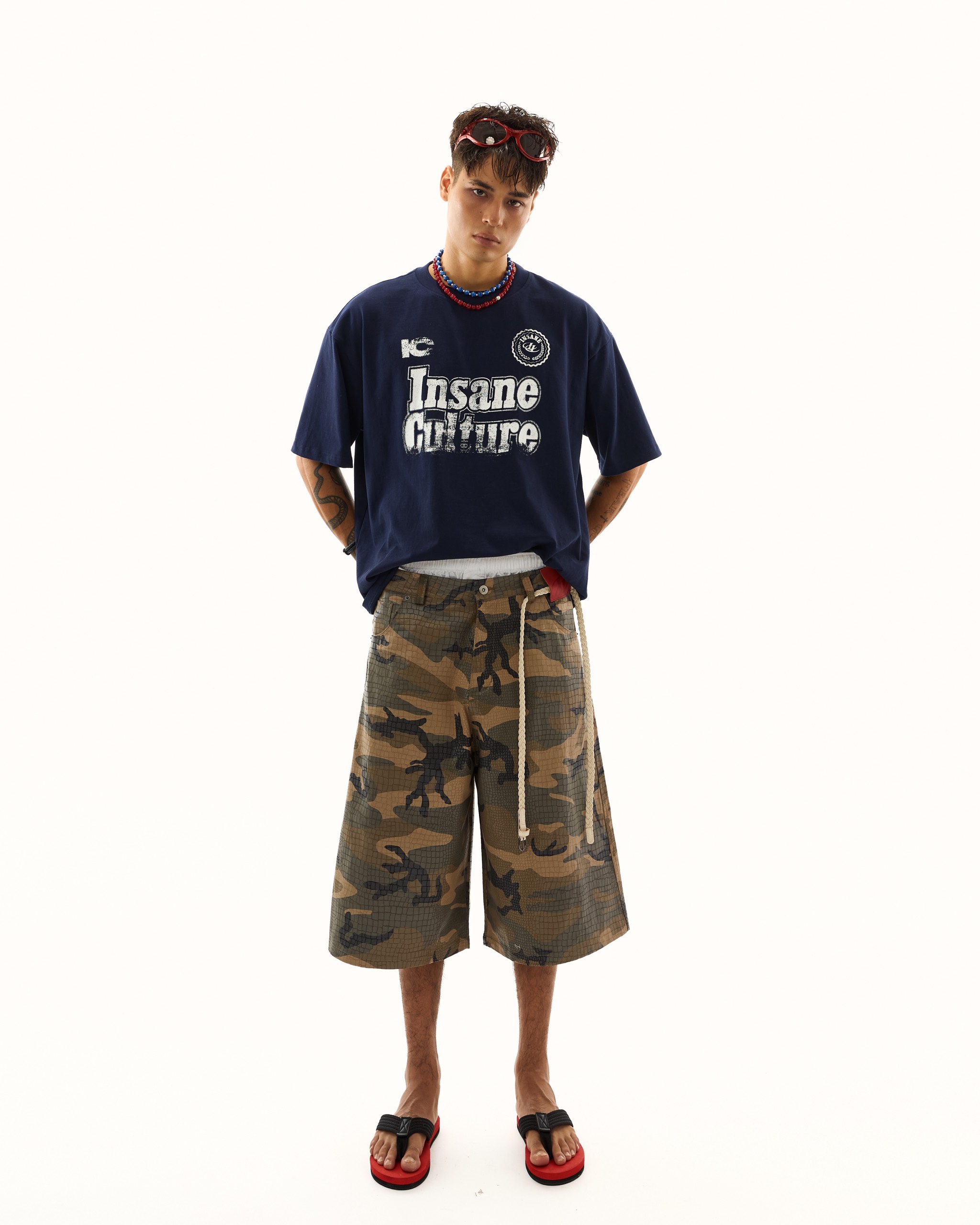 Insane® Scratch Tee - Navy
