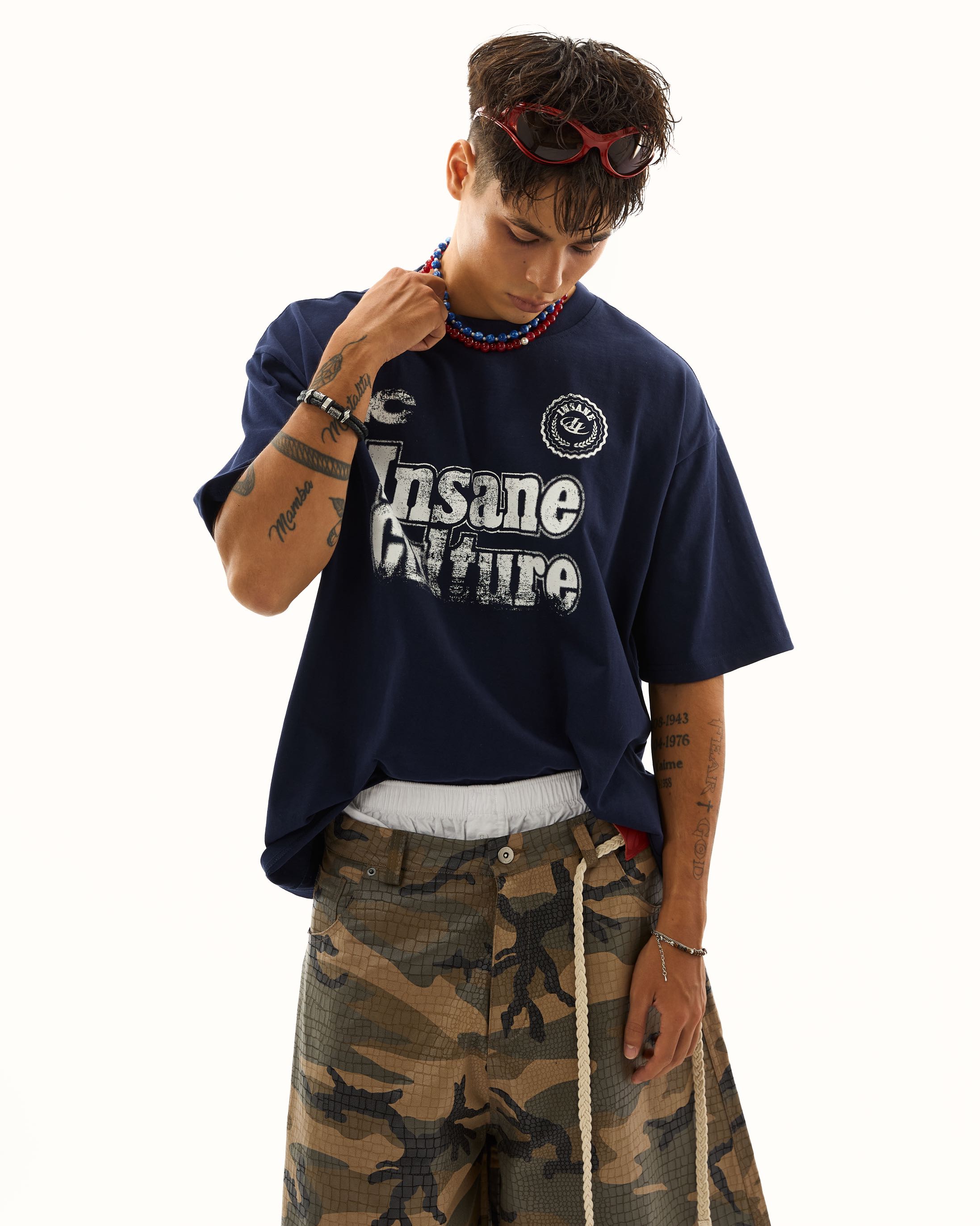 Insane® Scratch Tee - Navy