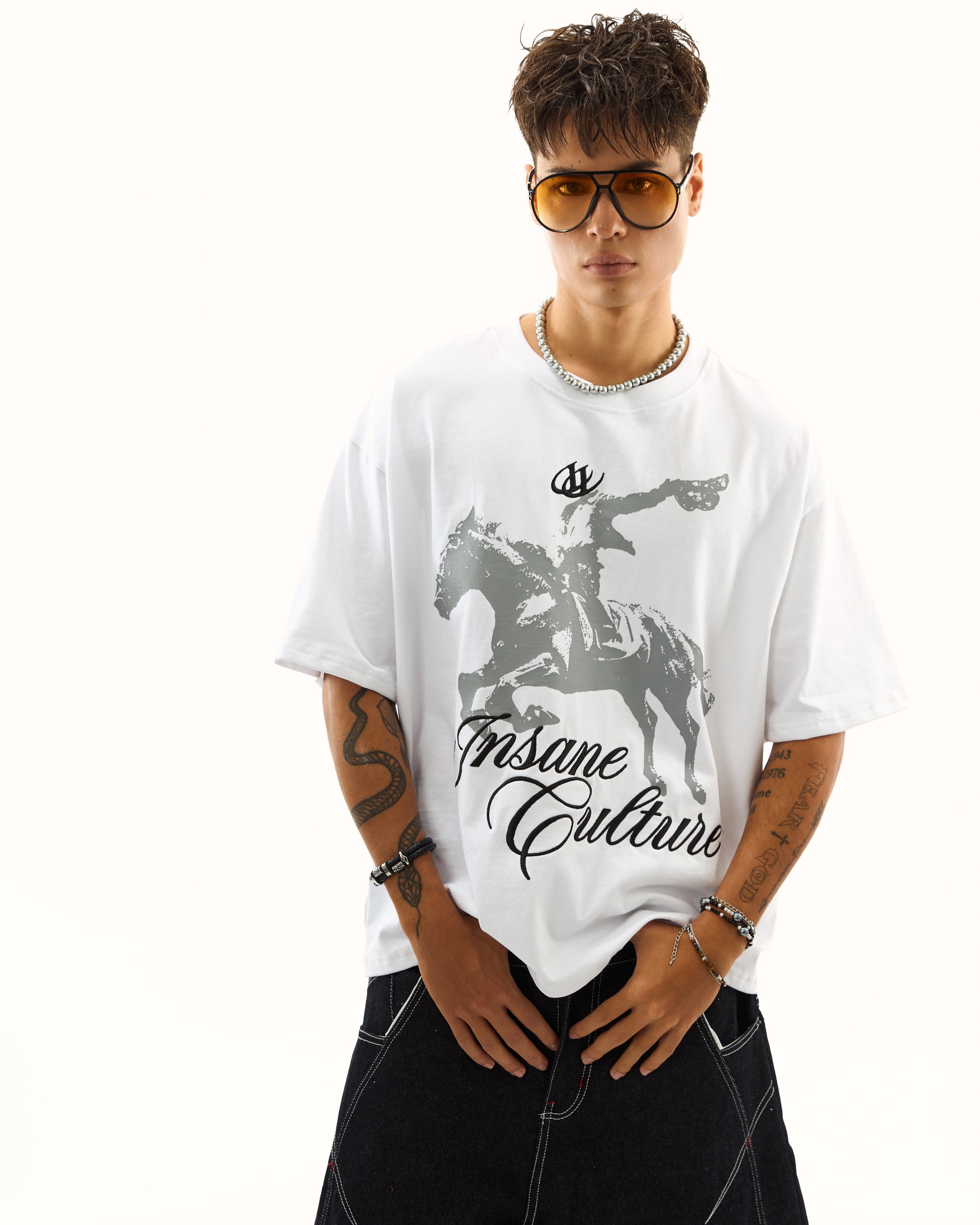 Insane® Rodeo Tee - White