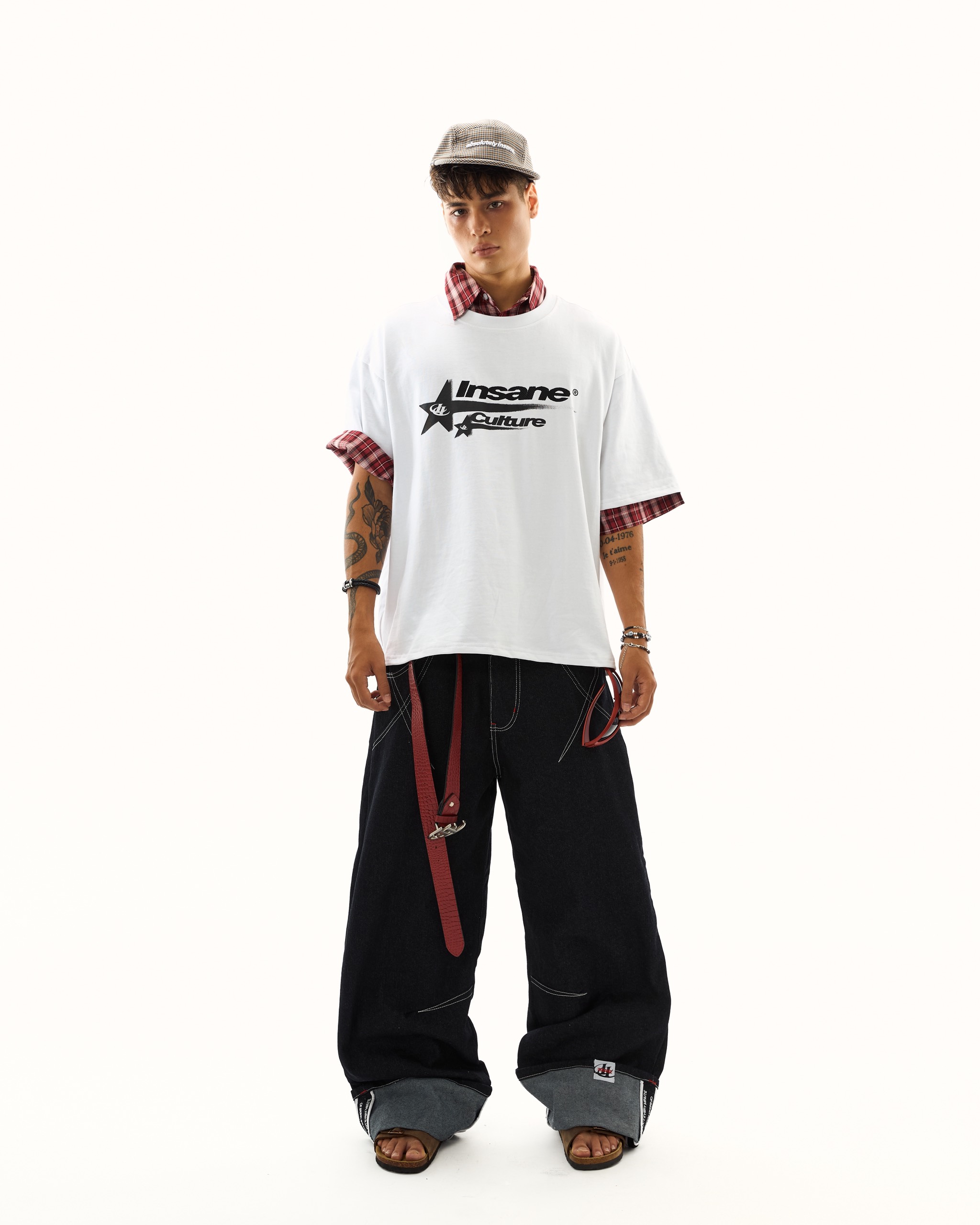 Insane® Shooting Star Tee - White