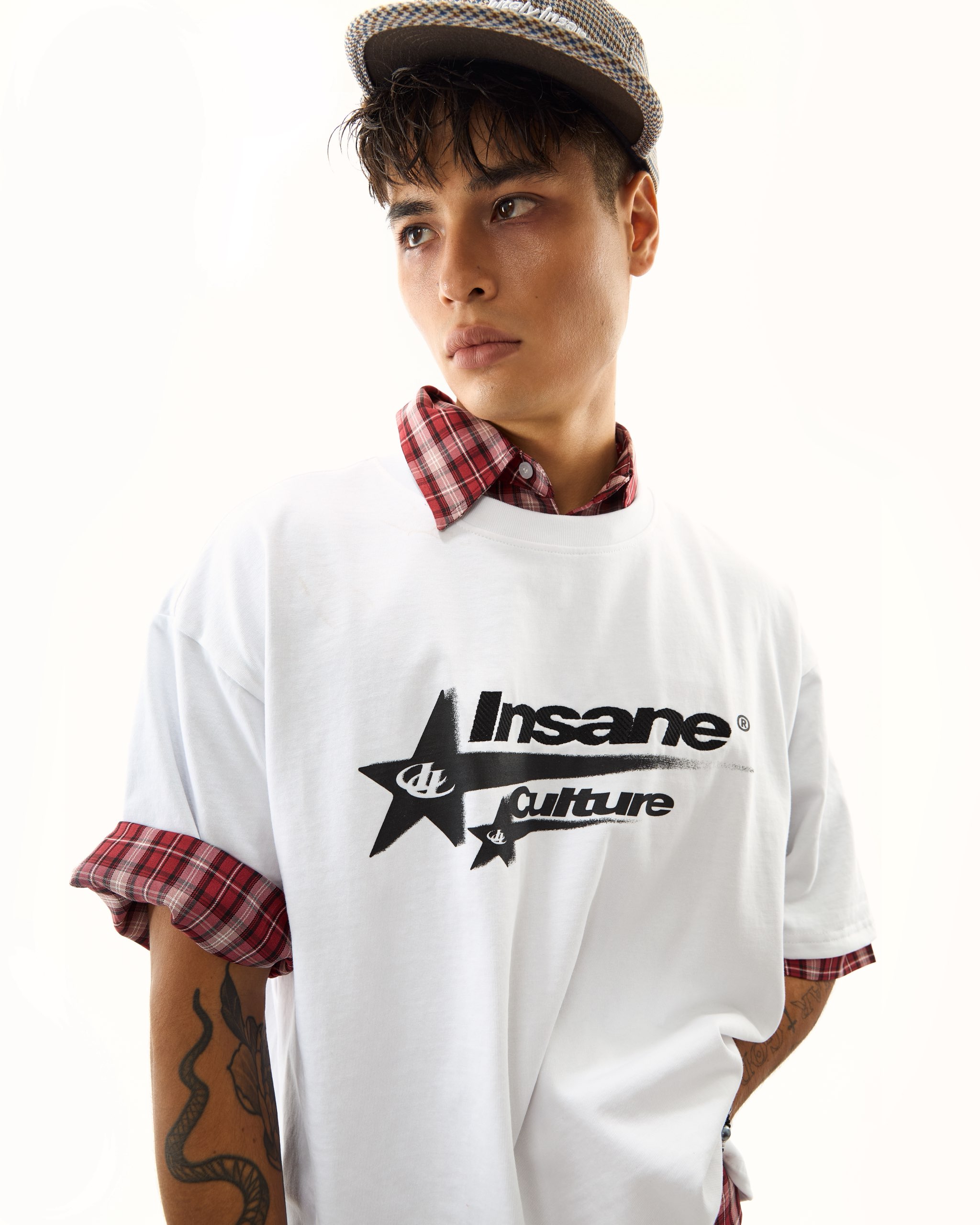 Insane® Shooting Star Tee - White