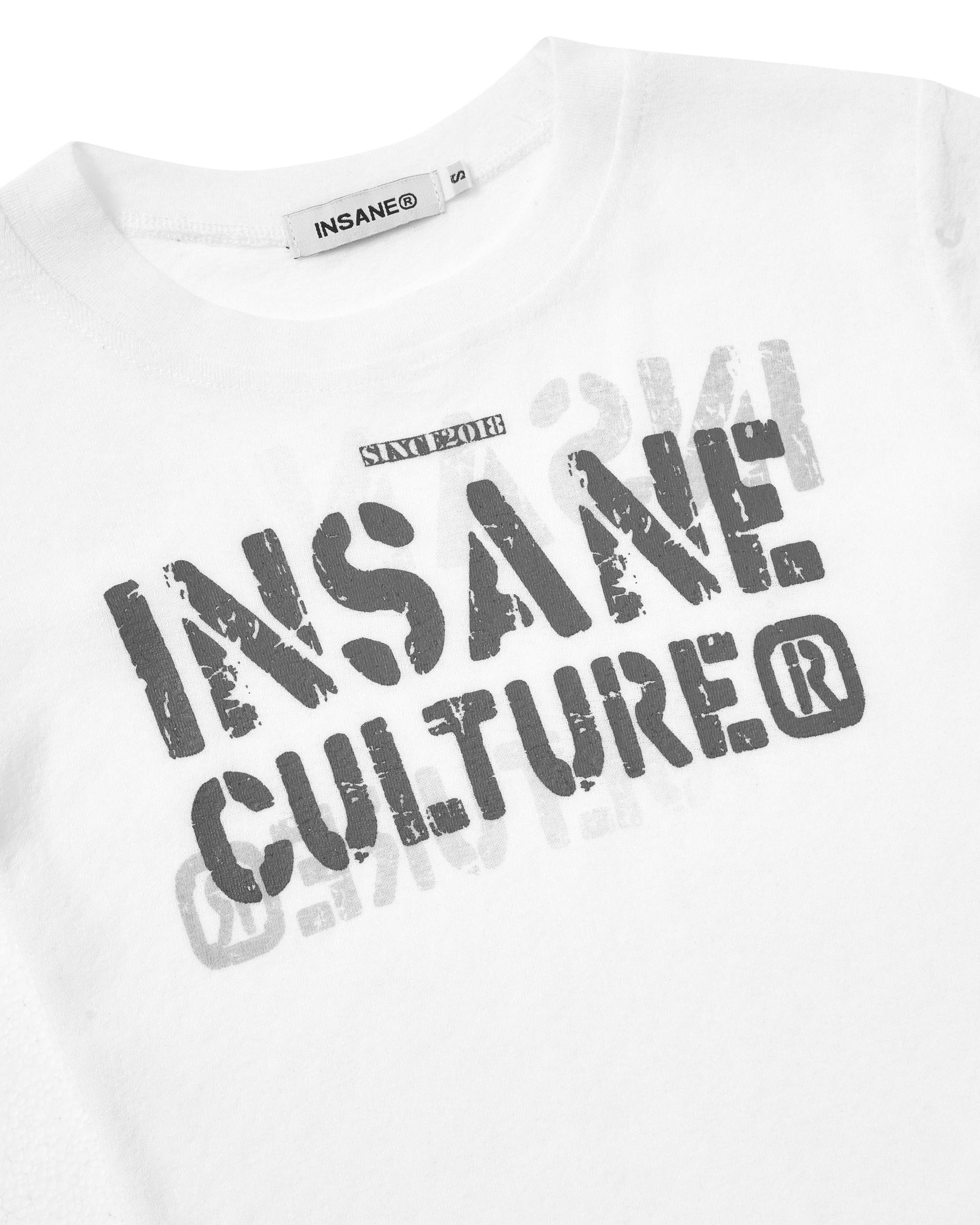 Insane® Script Baby Tee - White