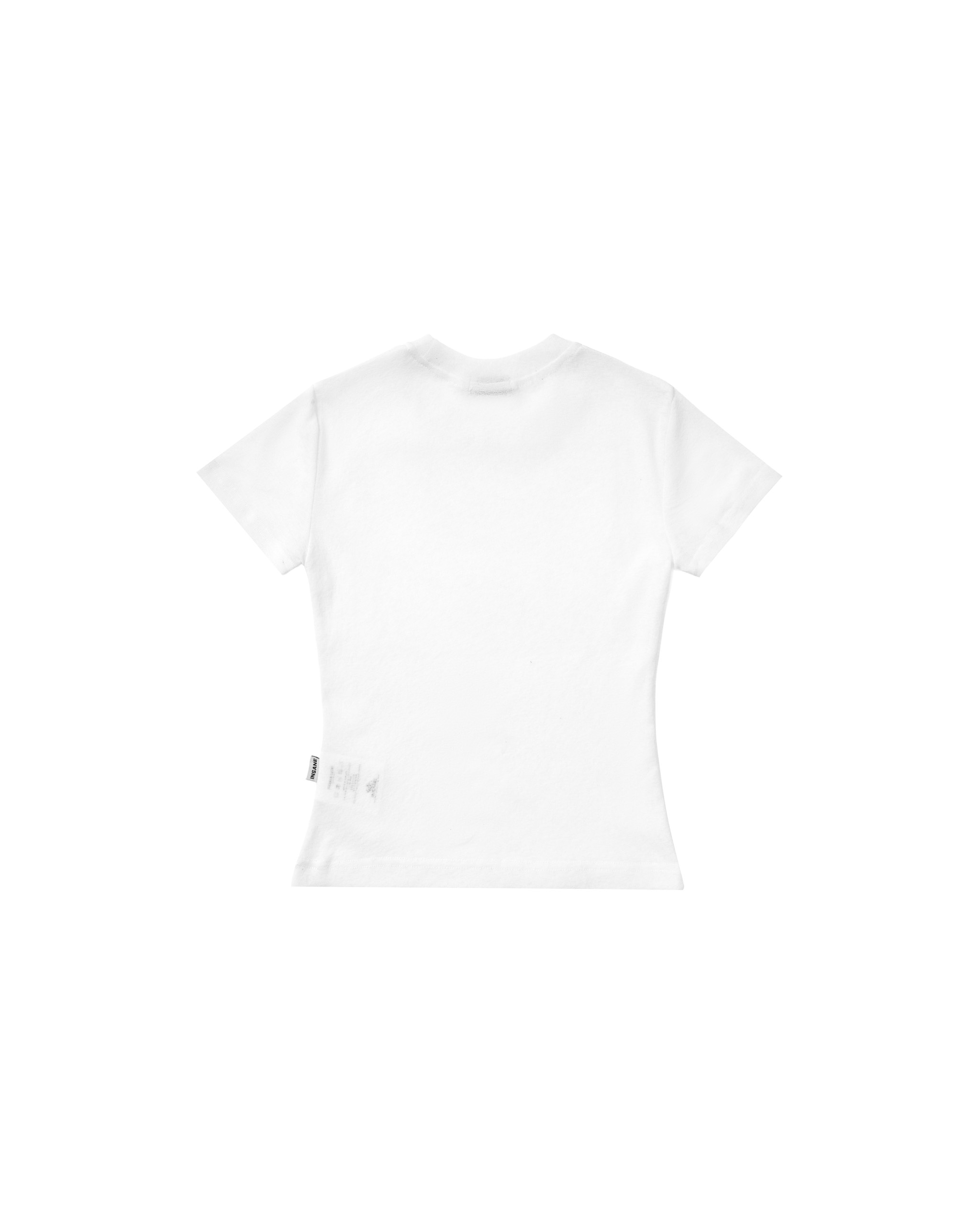 Insane® Script Baby Tee - White