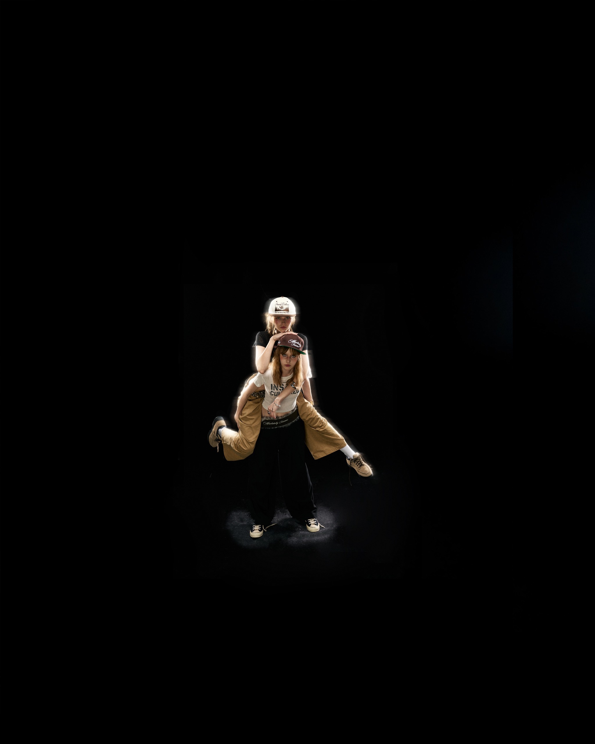 Insane® Script Baby Tee - Black