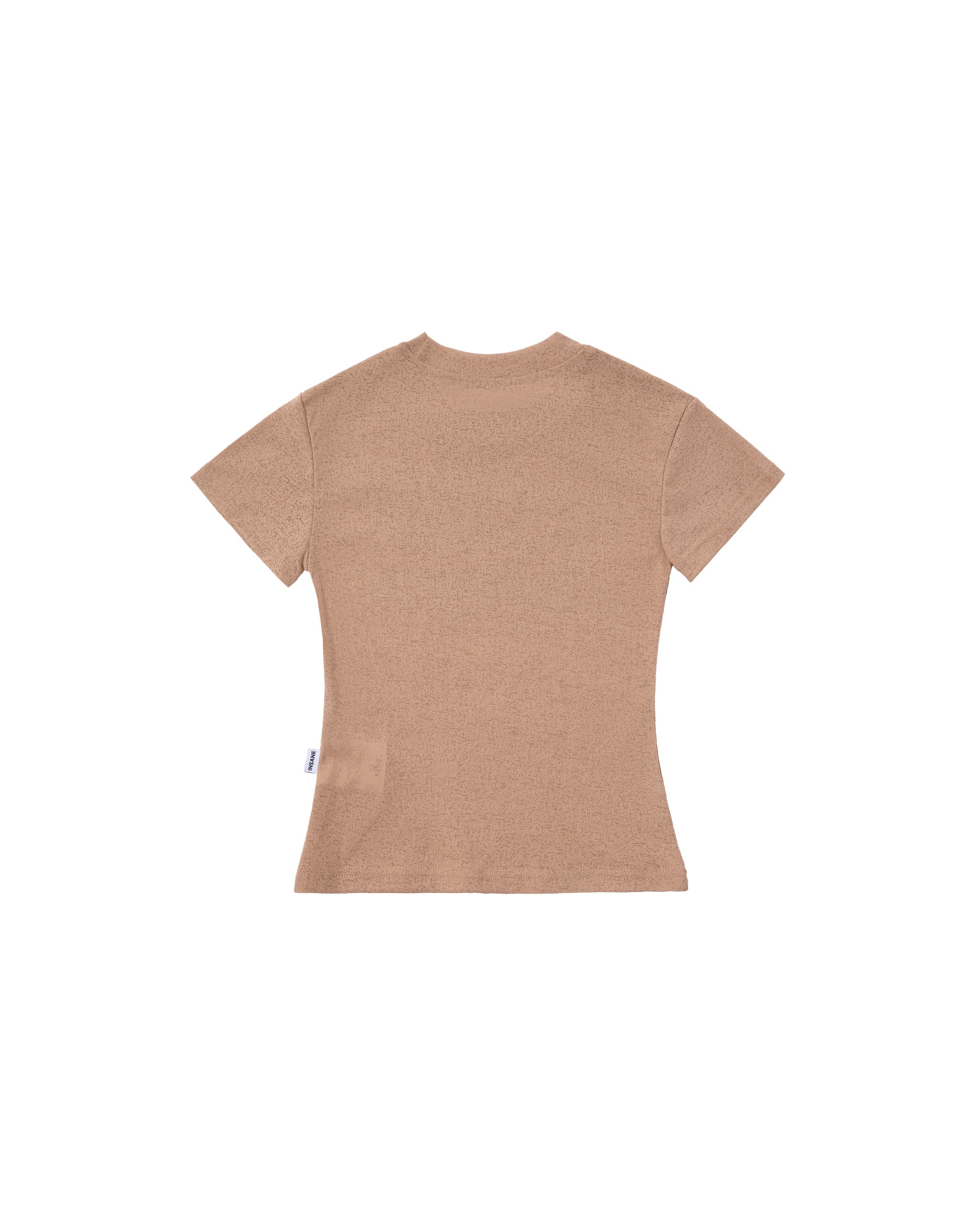 Insane® Script Baby Tee - Brown