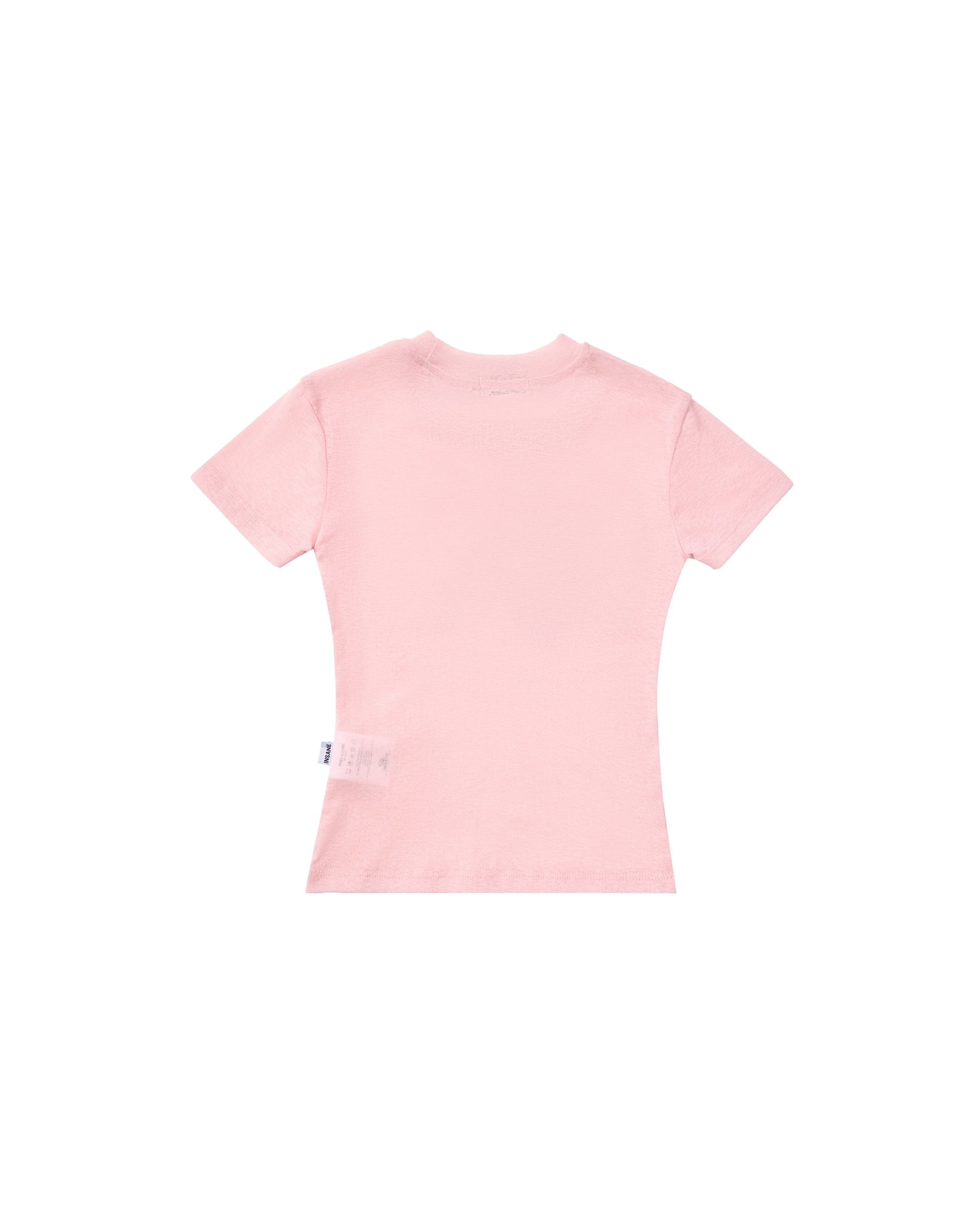 Insane® Script Baby Tee - Baby Pink