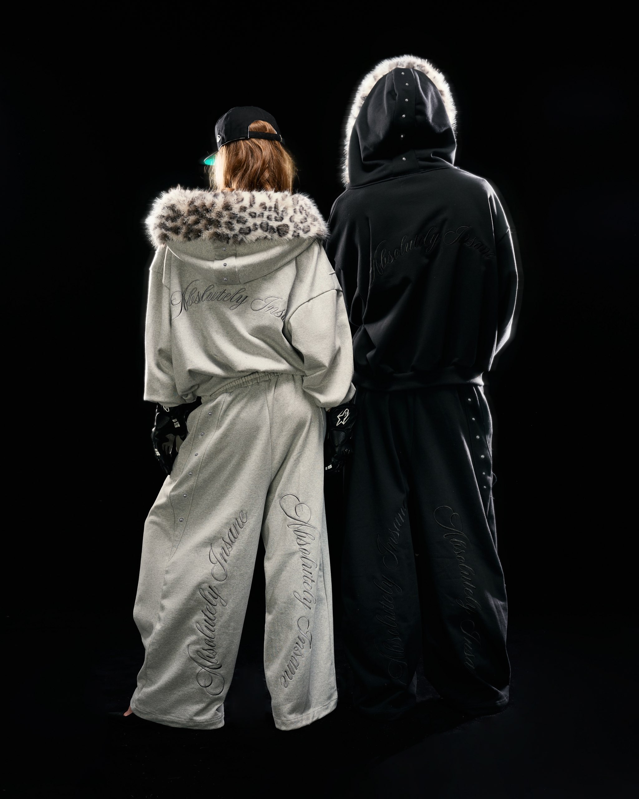 Insane® Arctic Leopard Hoodie - Melange