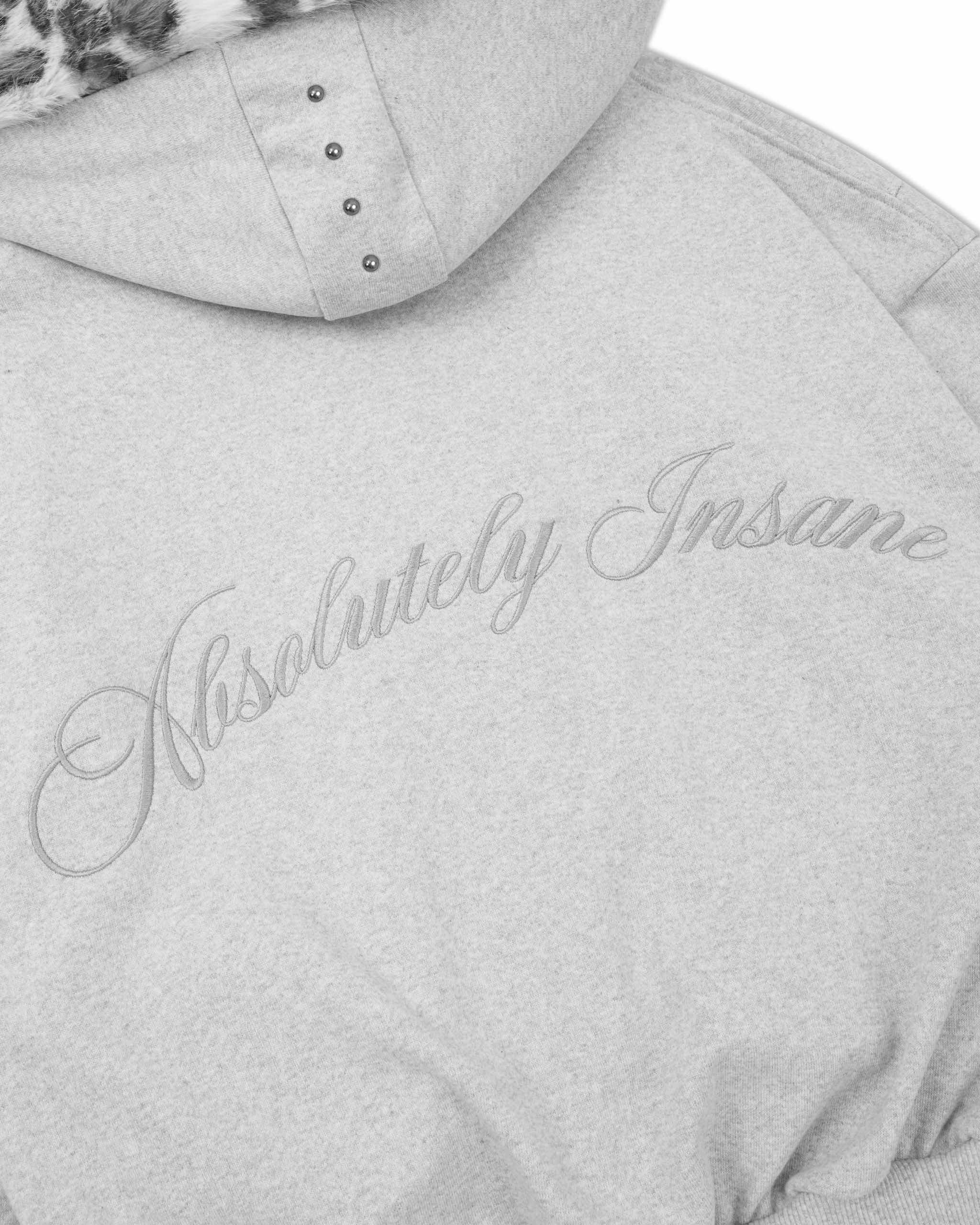 Insane® Arctic Leopard Hoodie - Melange