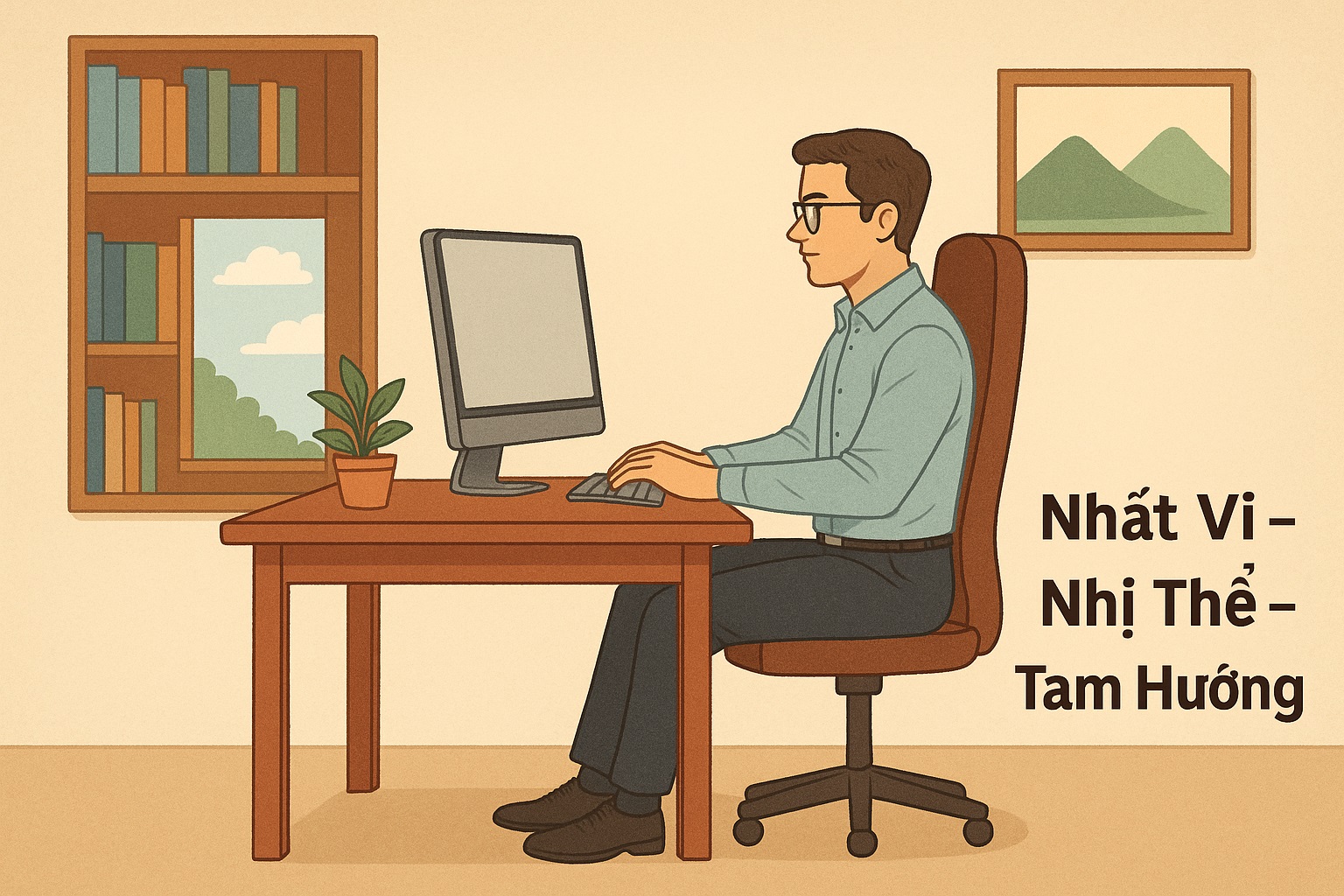 Nhất Vị – Nhị Thế – Tam Hướng: Nguyên tắc bất biến giúp Tinh - Khí - Thần - Thu hút quý nhân - Phát tài khi trọn chỗ ngồi làm việc !