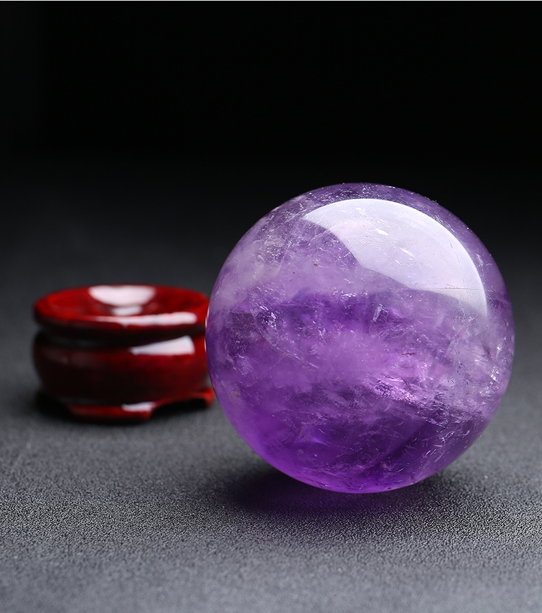 Quả Cầu Phong Thủy Thạch Anh Tím – Vật Phẩm Mang Năng Lượng Tích Cực, Trí Tuệ Và Bình An_KBPT16