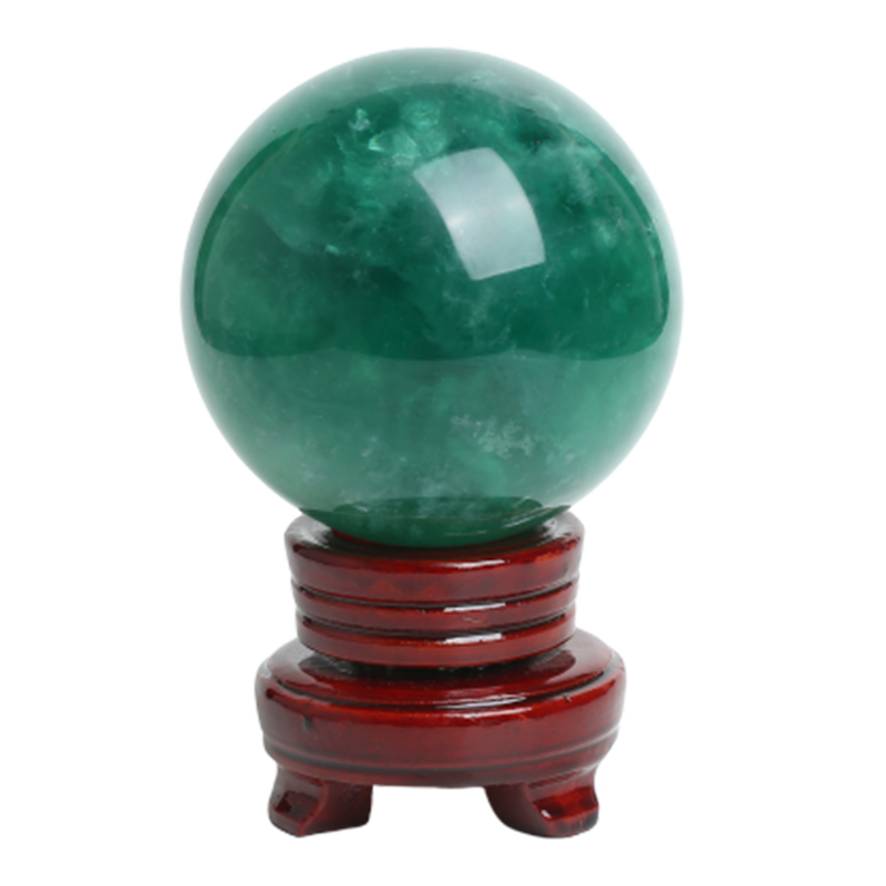 Quả Cầu Phong Thủy Thạch Anh Xanh _KBPT12